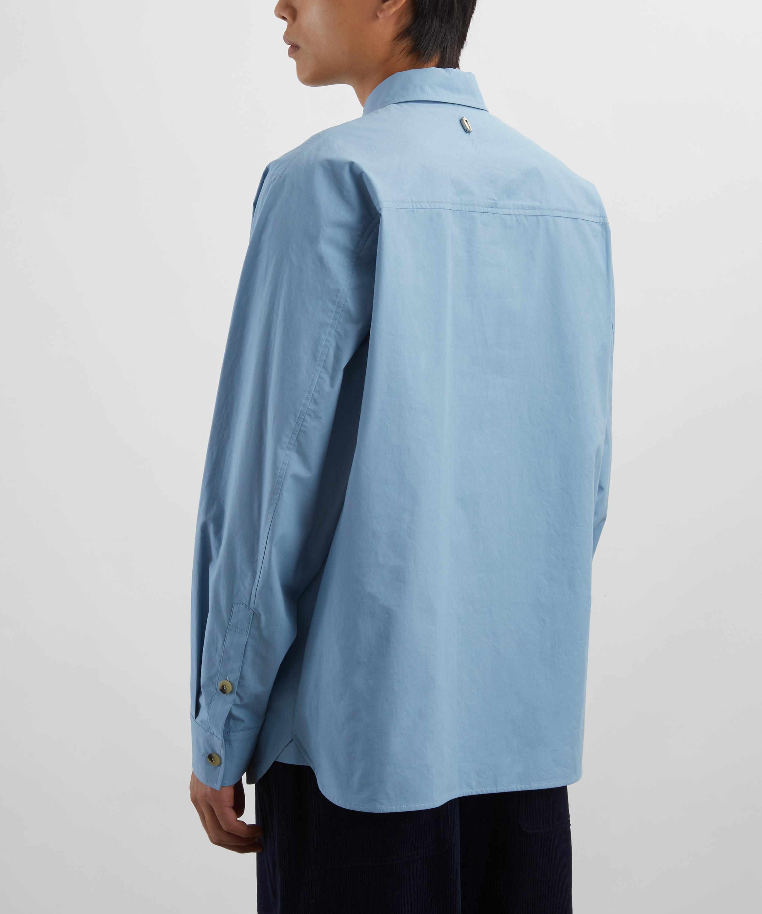 Le17septembre - Blue Raglan Long-Sleeve Shirt image number 3