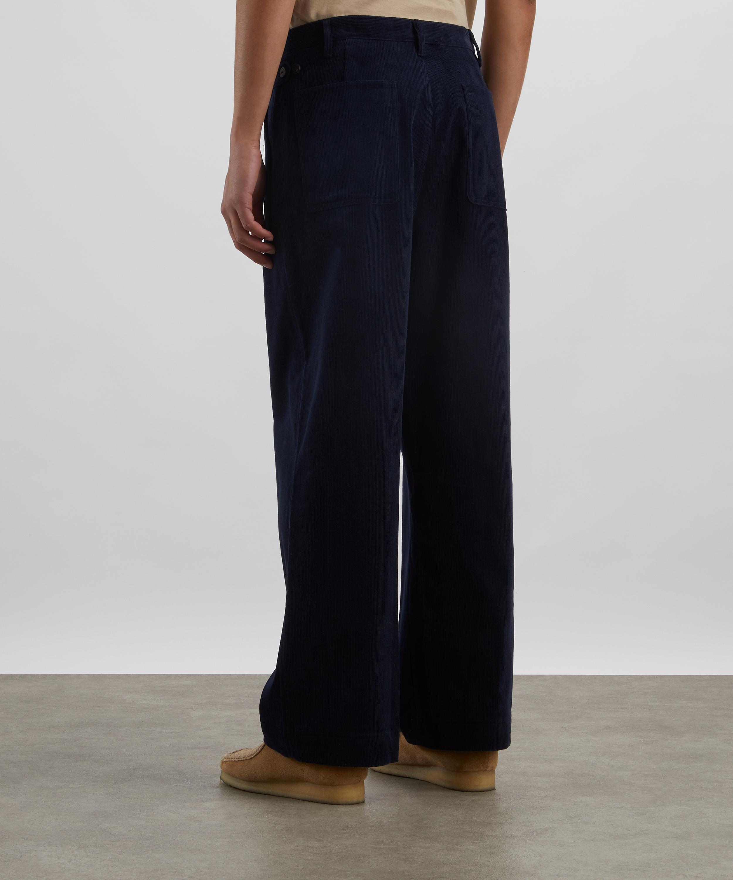 Le17septembre - Side Button Corduroy Trousers image number 3