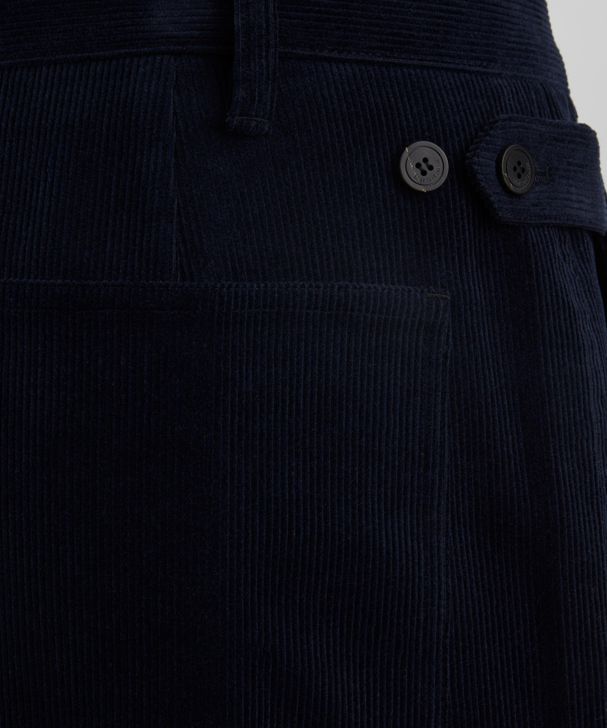 Le17septembre - Side Button Corduroy Trousers image number 4