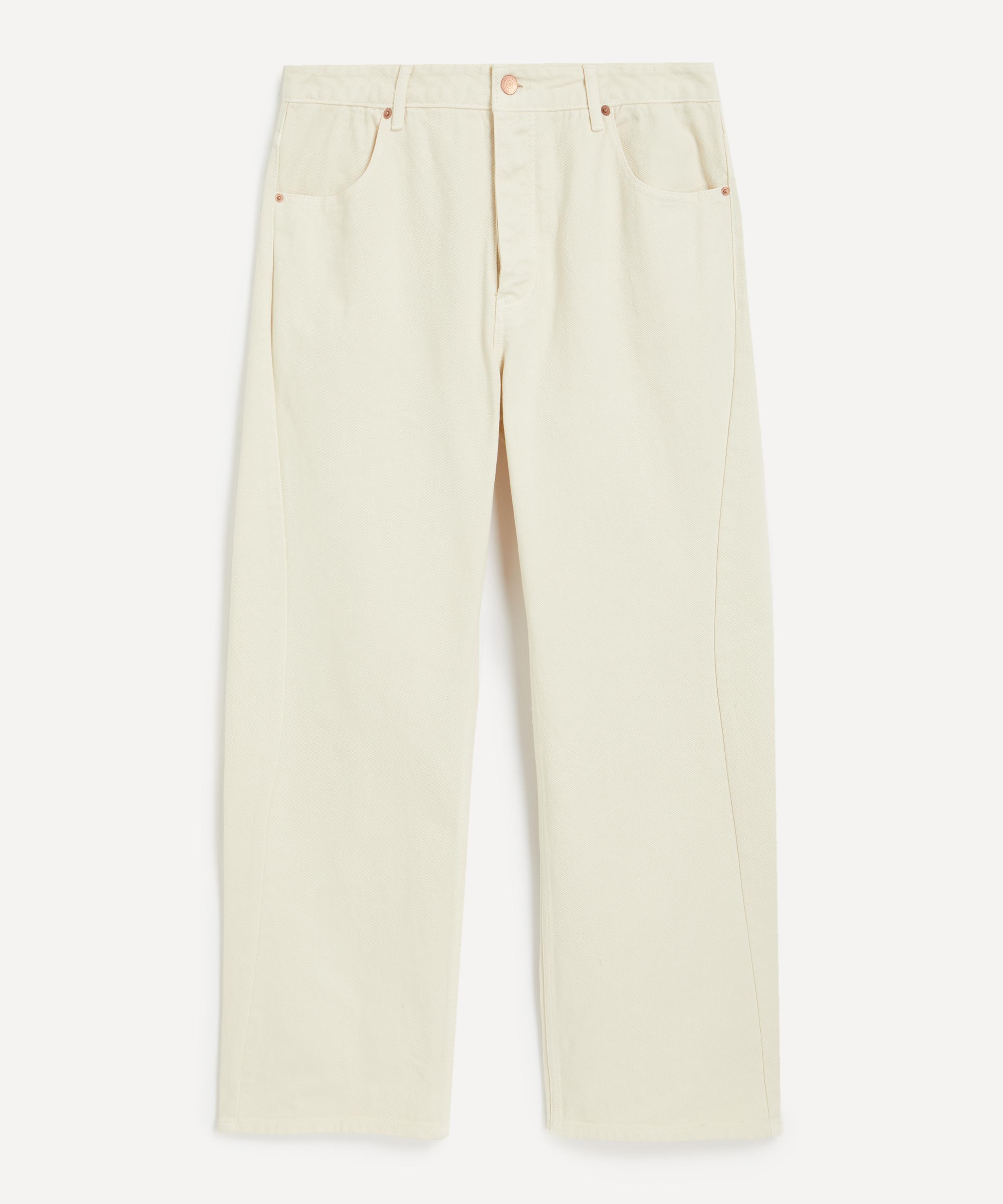 Le17septembre - Ivory Engineered Wide-Leg Jeans image number 0