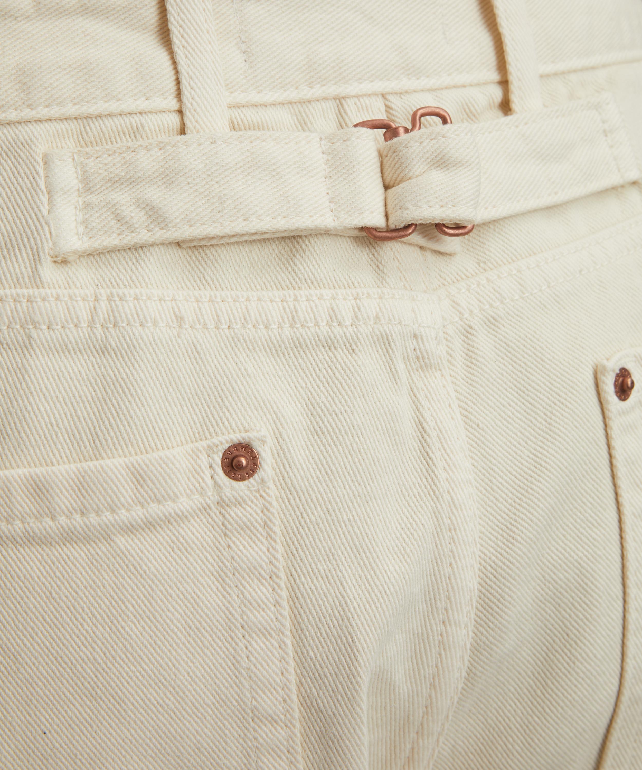 Le17septembre - Ivory Engineered Wide-Leg Jeans image number 4