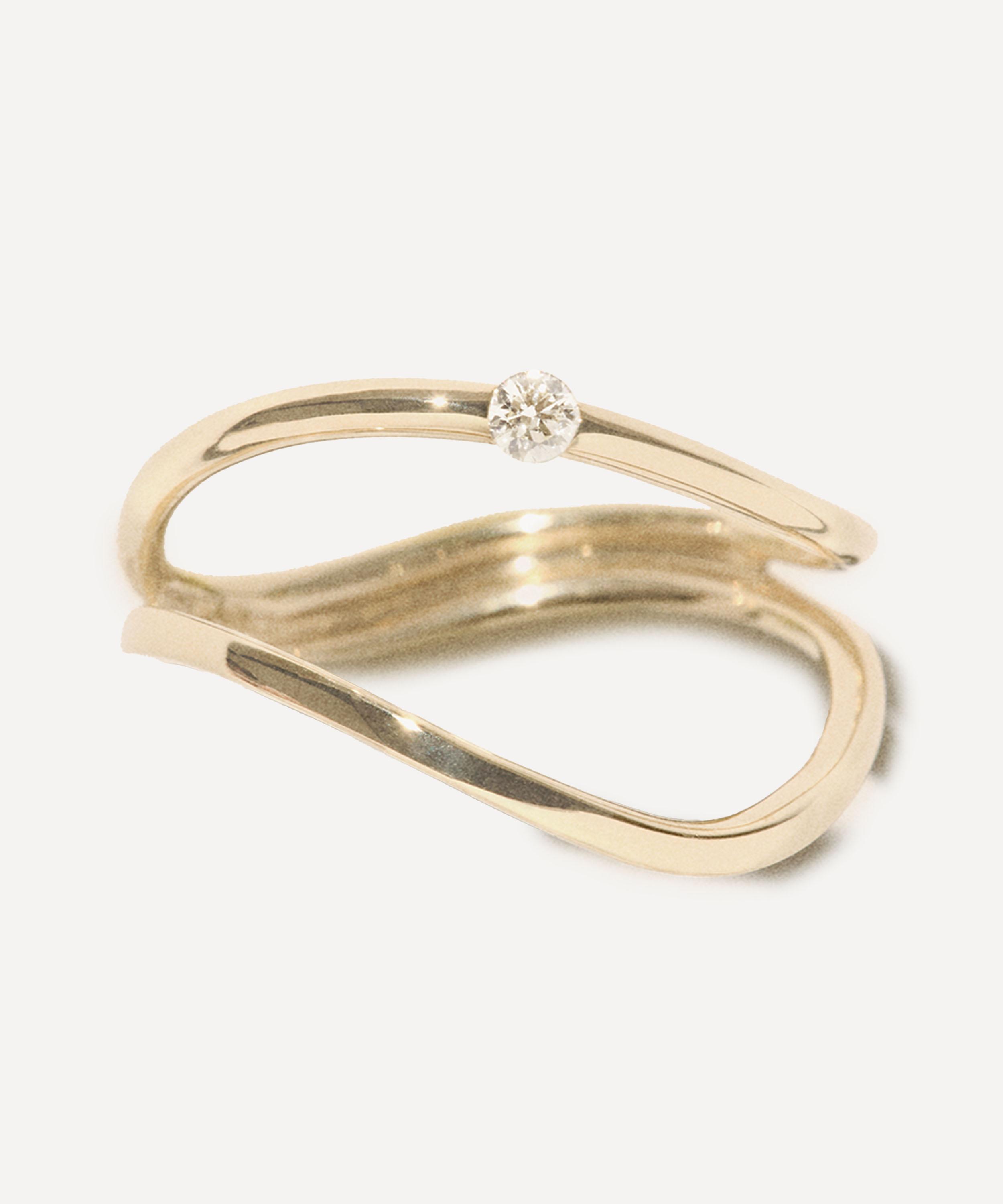 Pascale Monvoisin - 9ct Gold Dune No 2 Ring image number 1