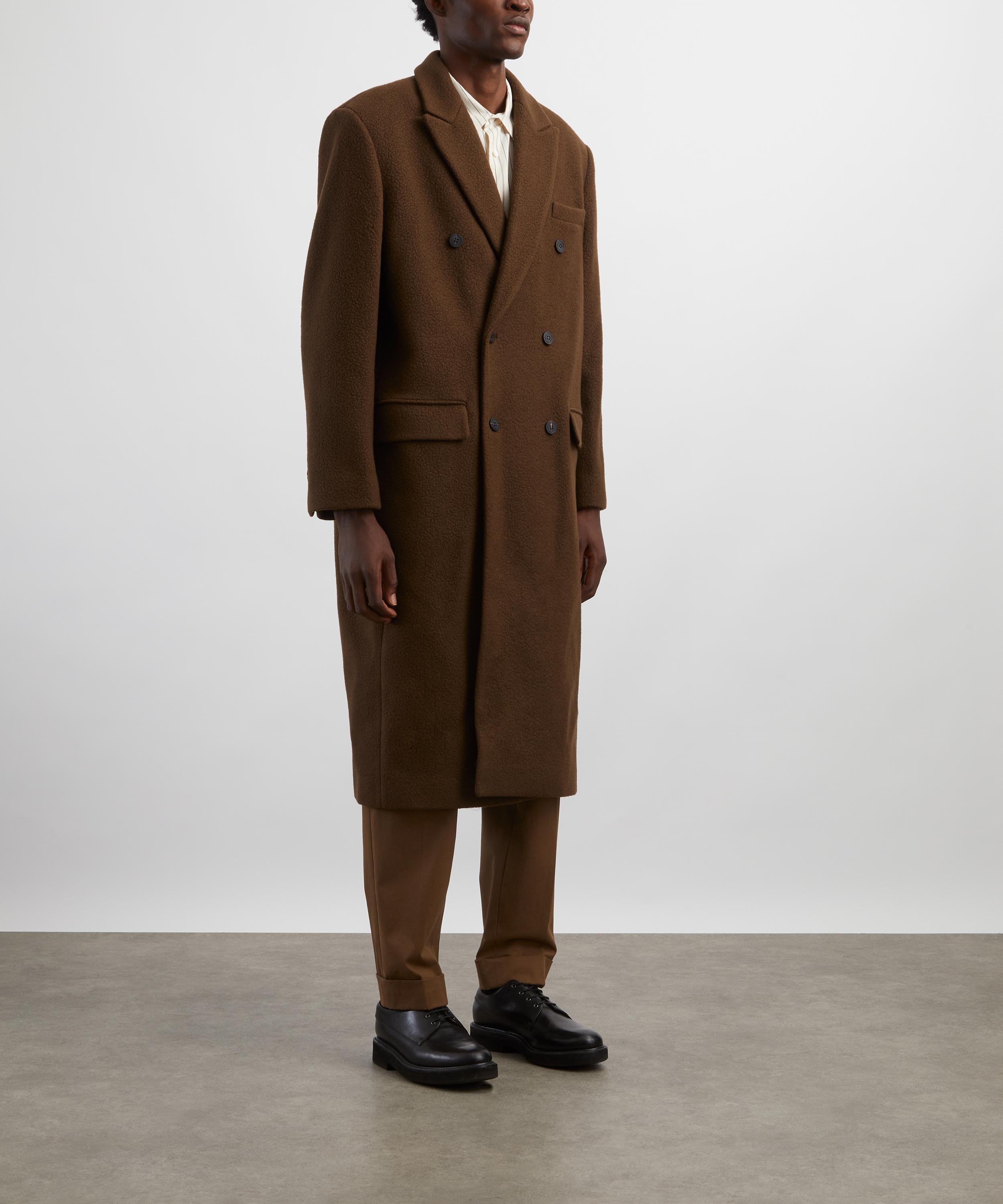 Le17septembre - Brown Double-Breasted Long Coat image number 2