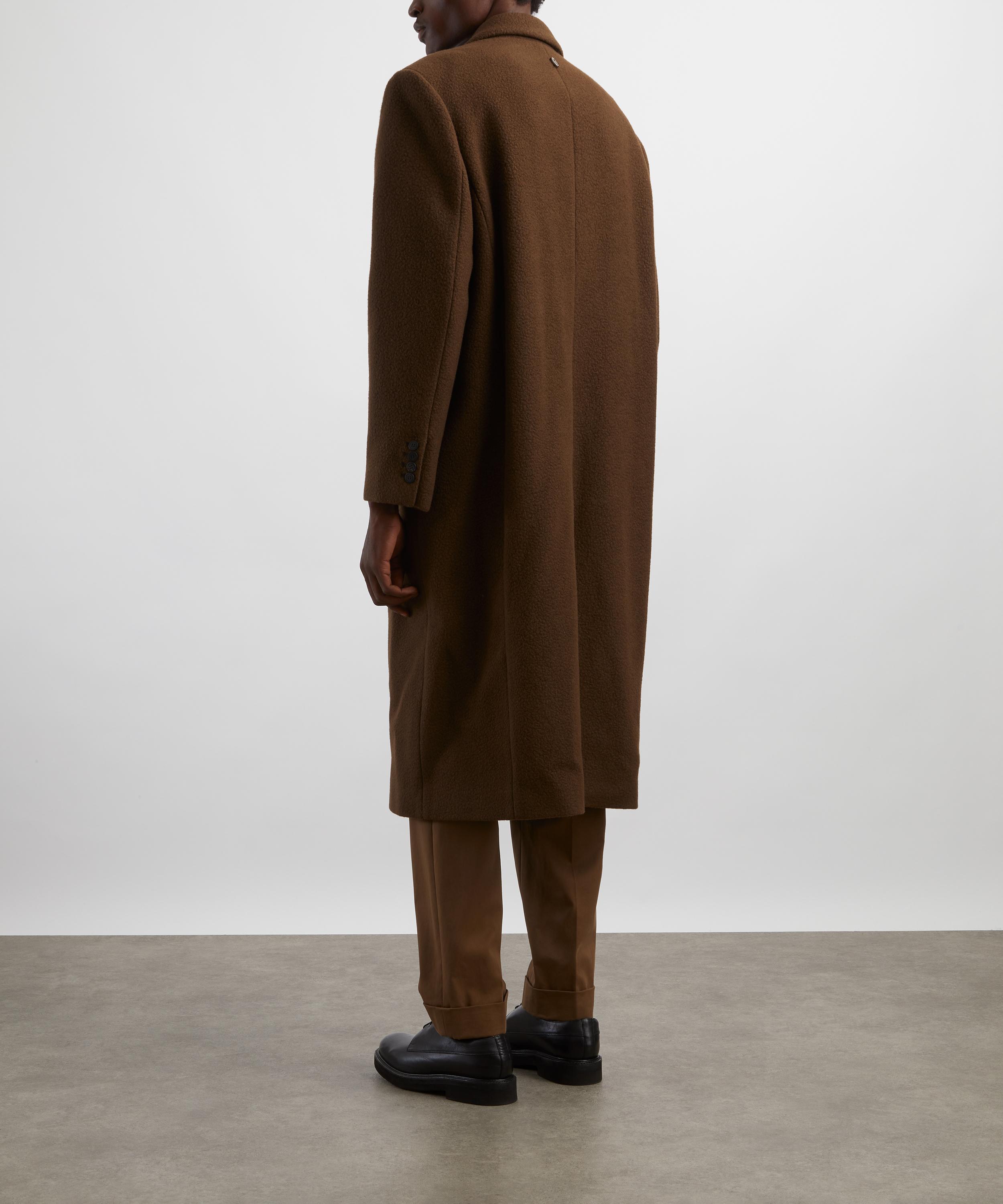 Le17septembre - Brown Double-Breasted Long Coat image number 3