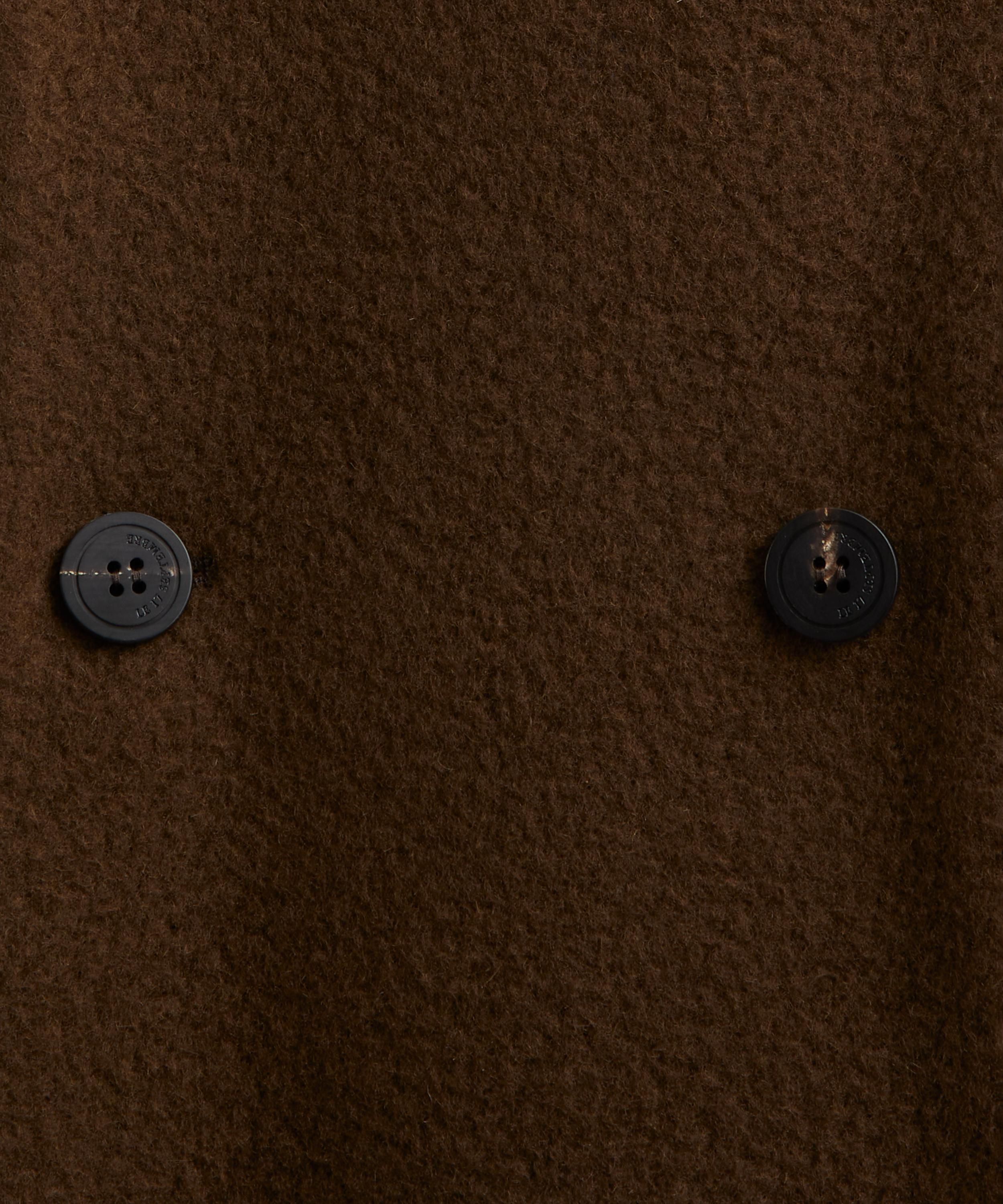 Le17septembre - Brown Double-Breasted Long Coat image number 4