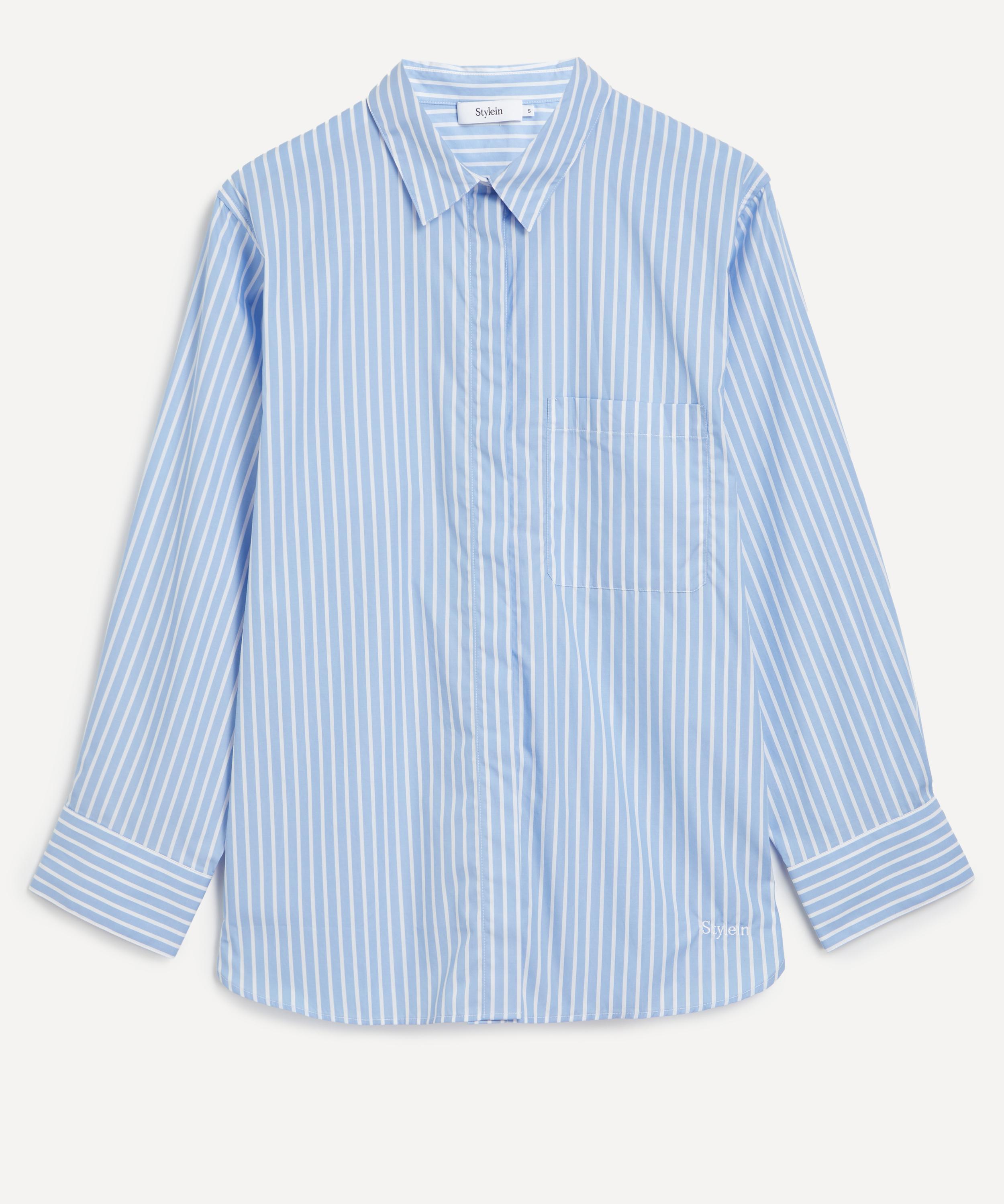 Stylein - Jansell Blue-White Stripe Shirt image number 0
