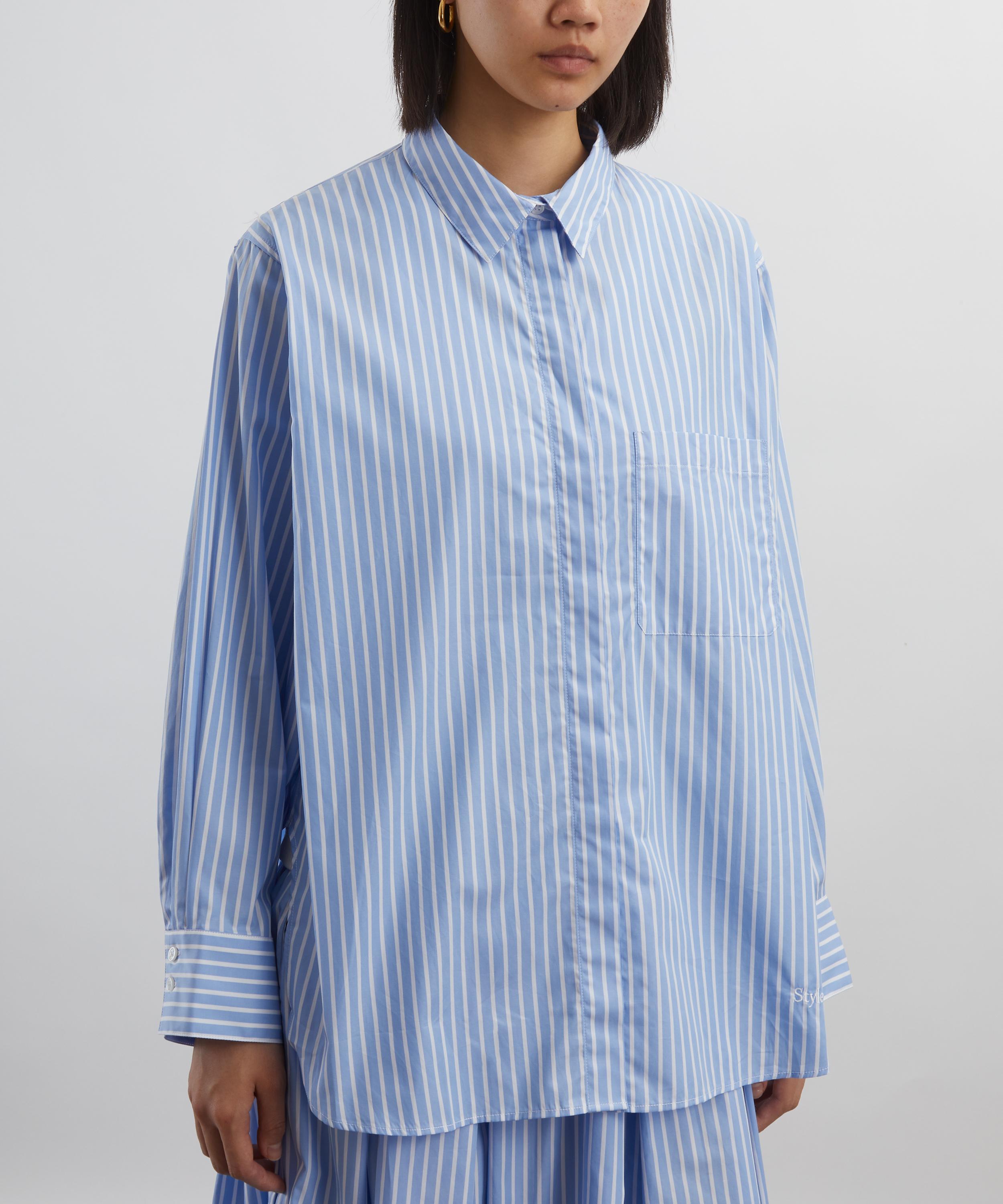 Stylein - Jansell Blue-White Stripe Shirt image number 2