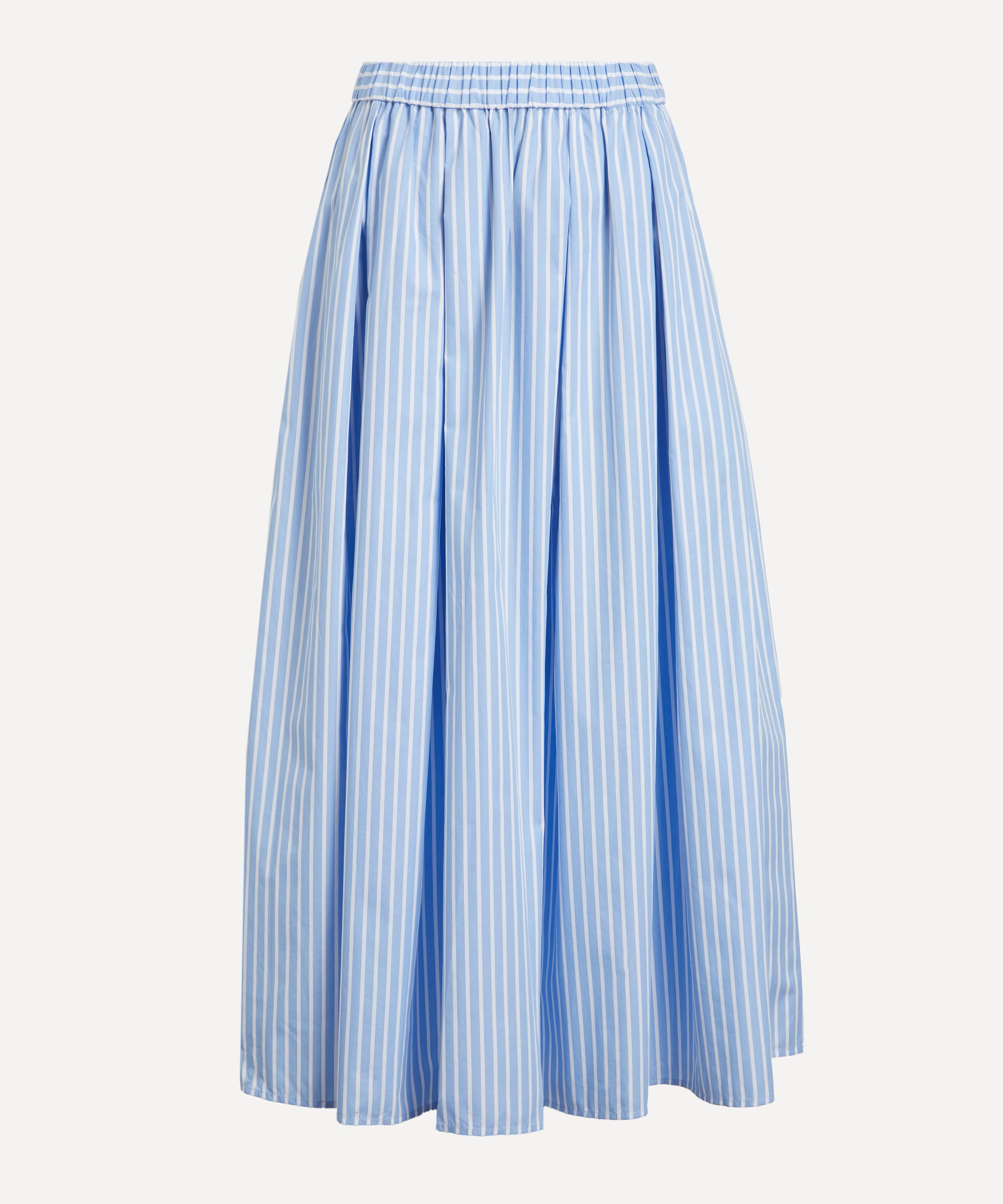Stylein - Jorina Blue-White Stripe Skirt