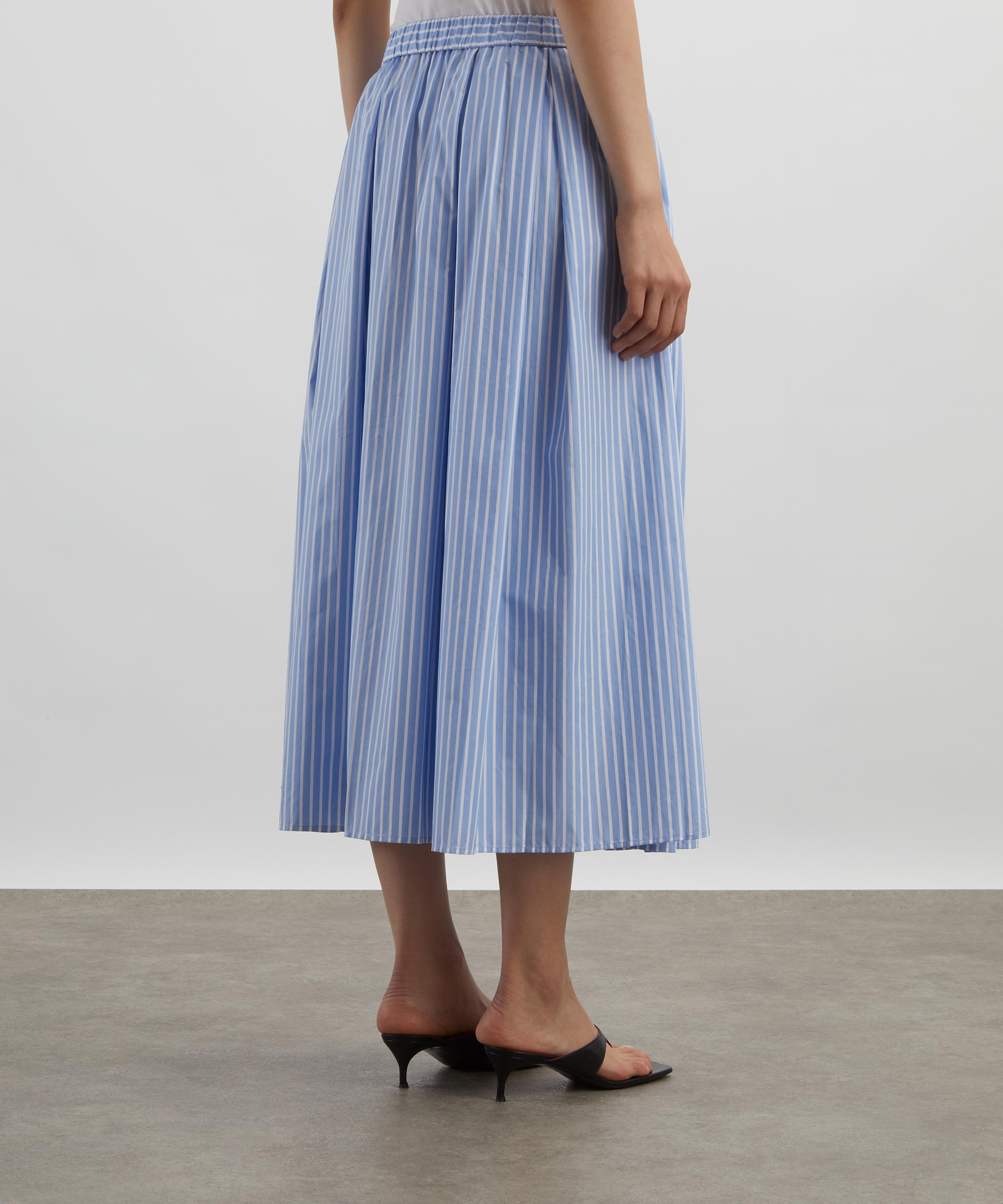 Stylein - Jorina Blue-White Stripe Skirt image number 3