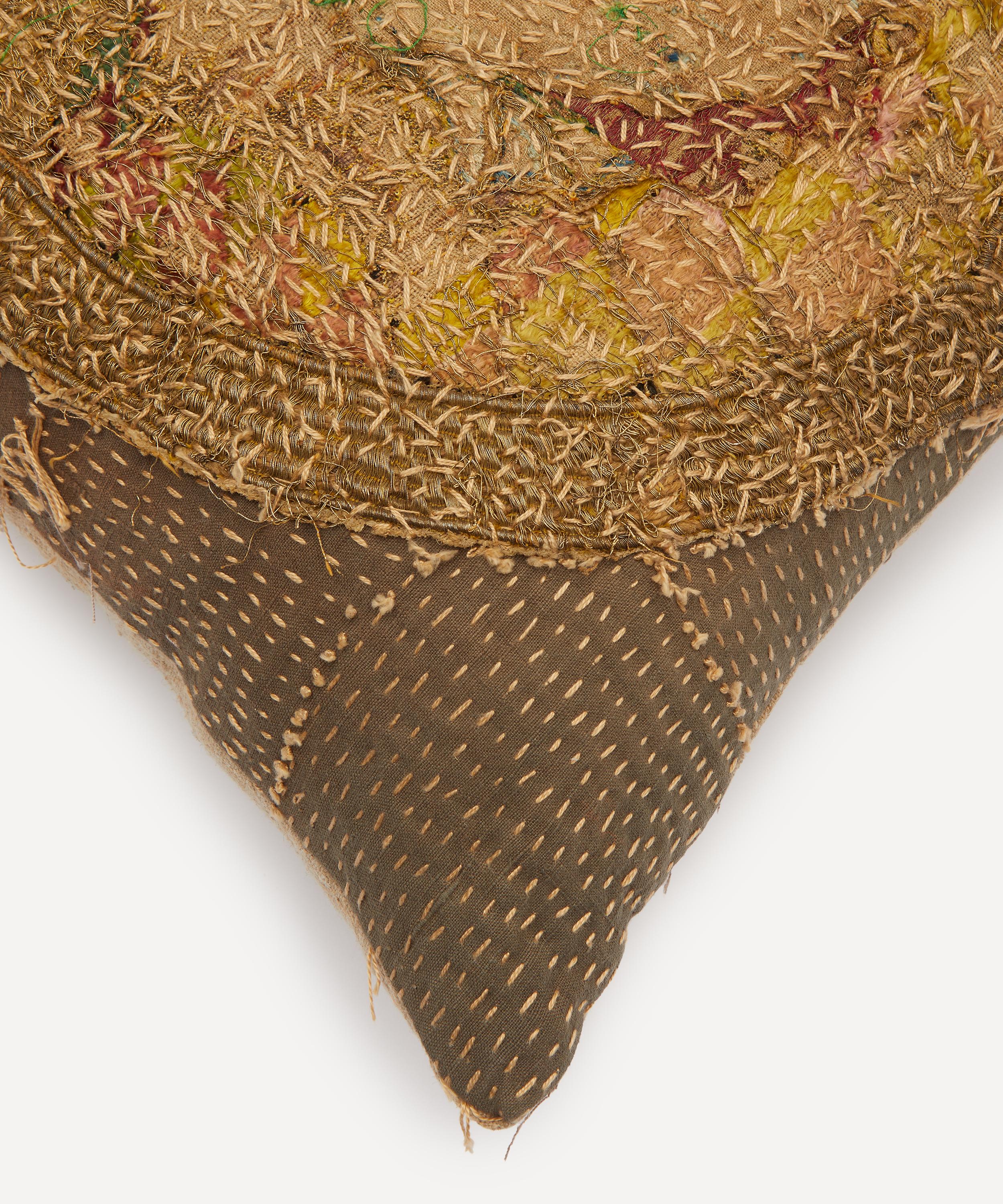By Walid - Antique Textile Cushion 1318 image number 2