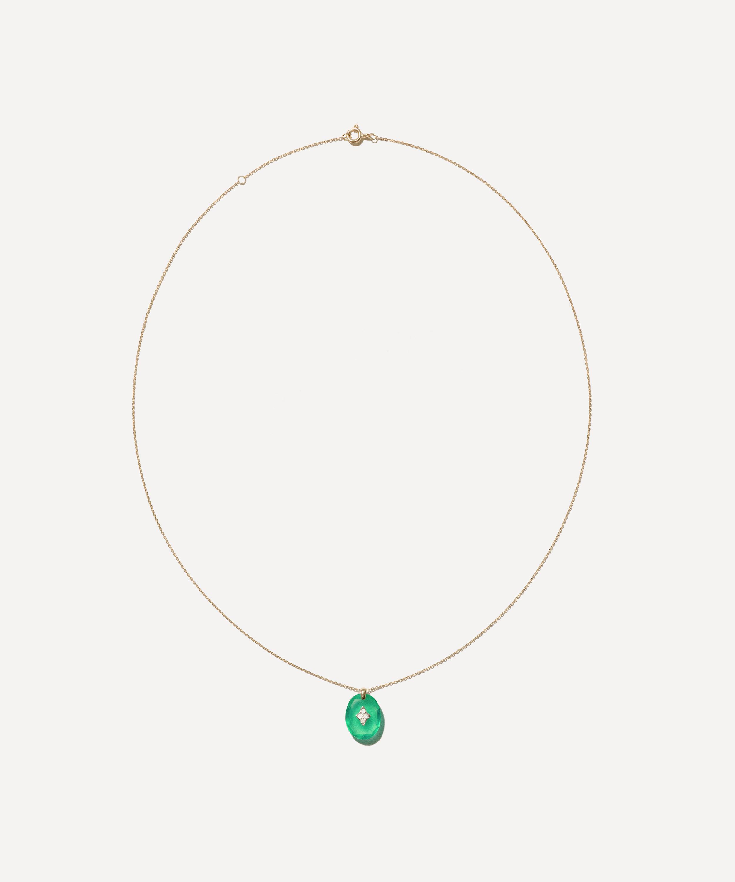 Pascale Monvoisin - 9ct Gold Gina Mint Pendant Necklace