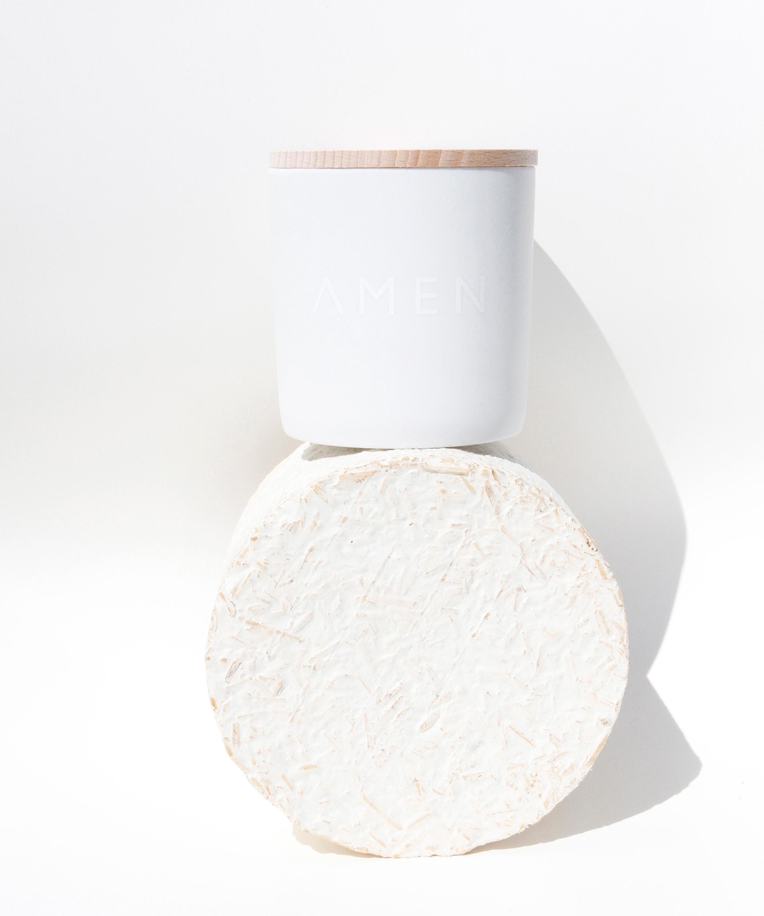 AMEN Candles - AMEN Chakra 05 Eucalyptus Scented Candle 200g image number 1