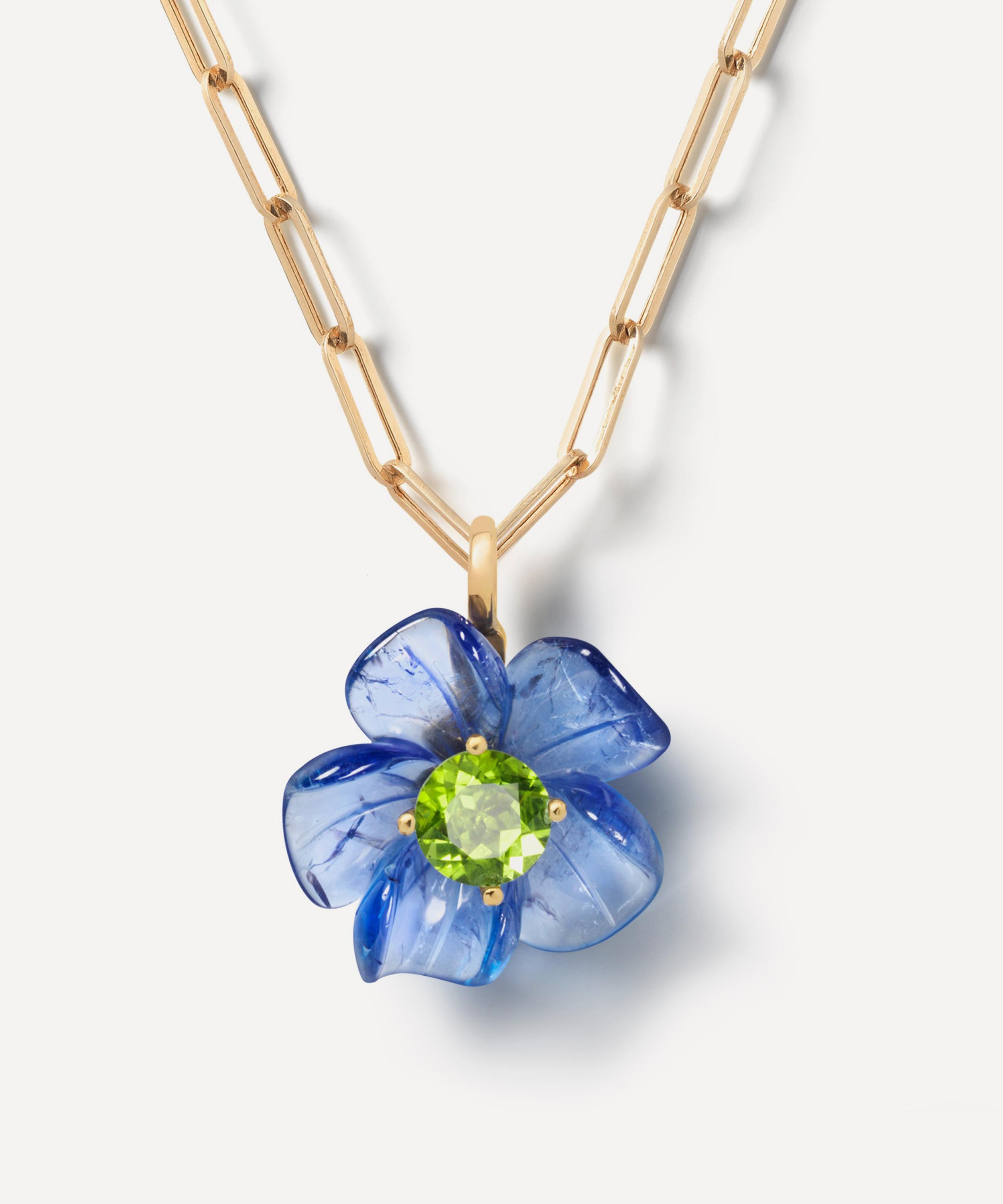 Sophie Joanne - 14ct Gold Big Island Flower Pendant image number 0