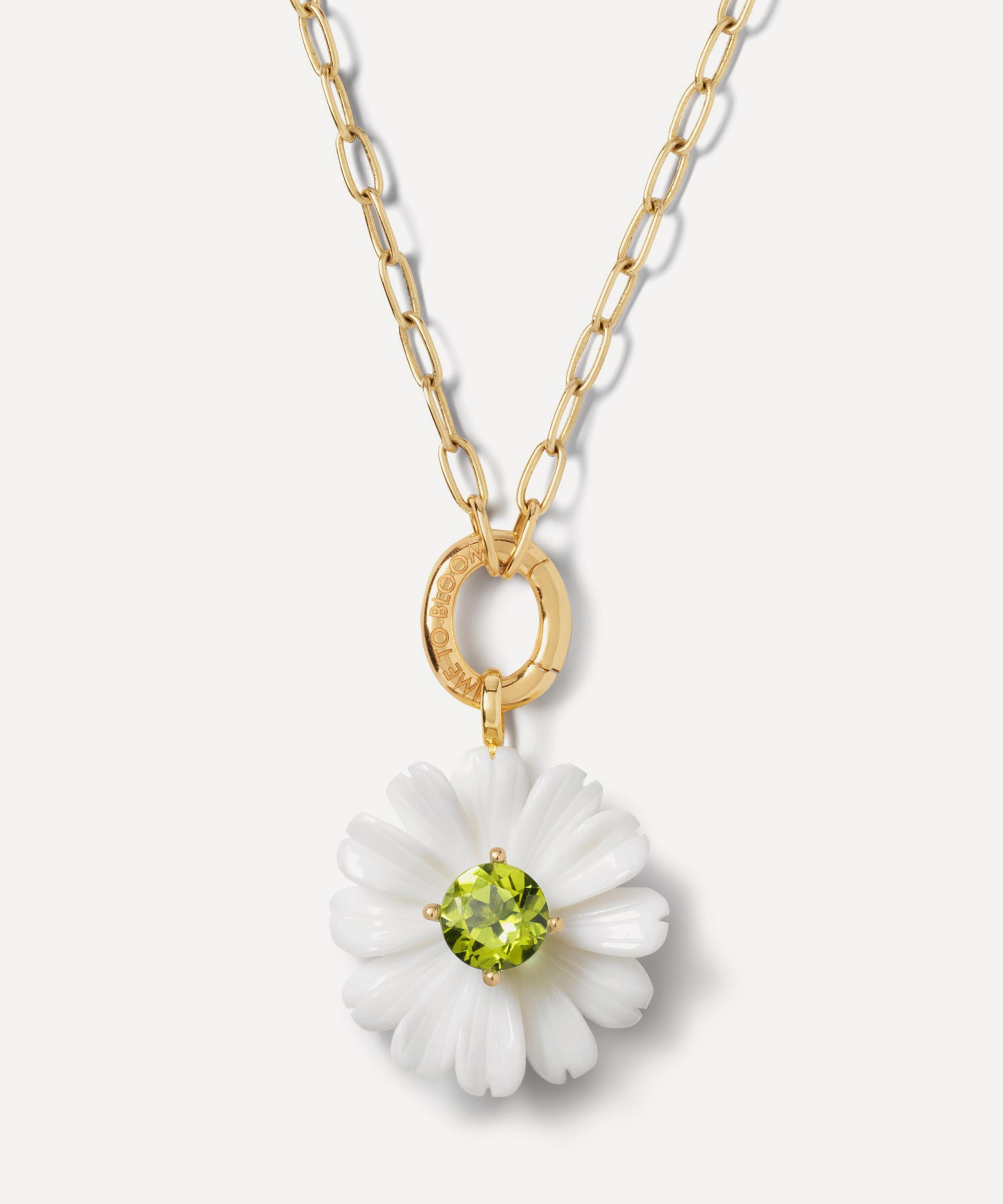 Sophie Joanne - 14ct Gold Wildflower Pendant image number 1