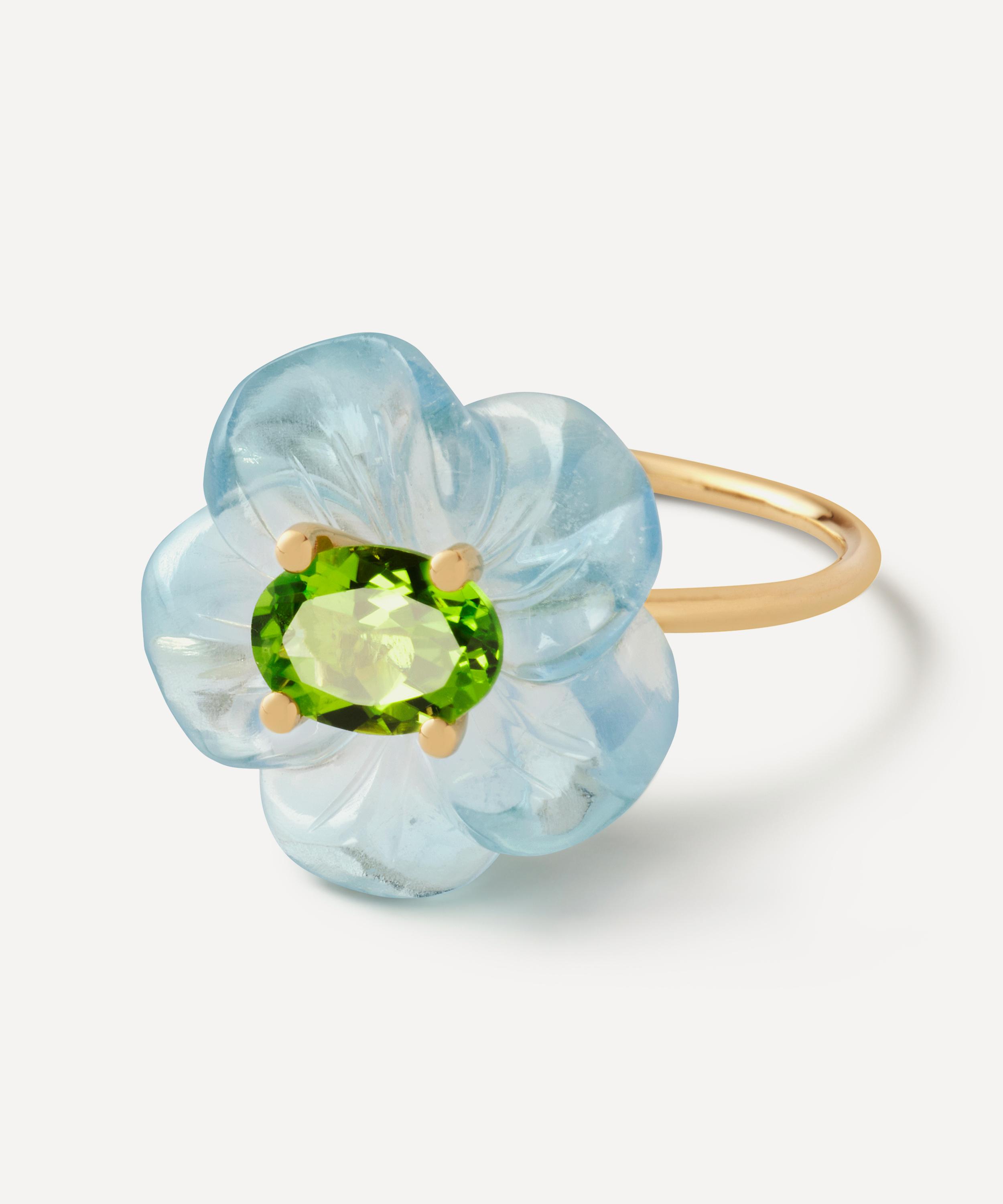 Sophie Joanne - 14ct Gold Small Island Flower Pendant image number 0