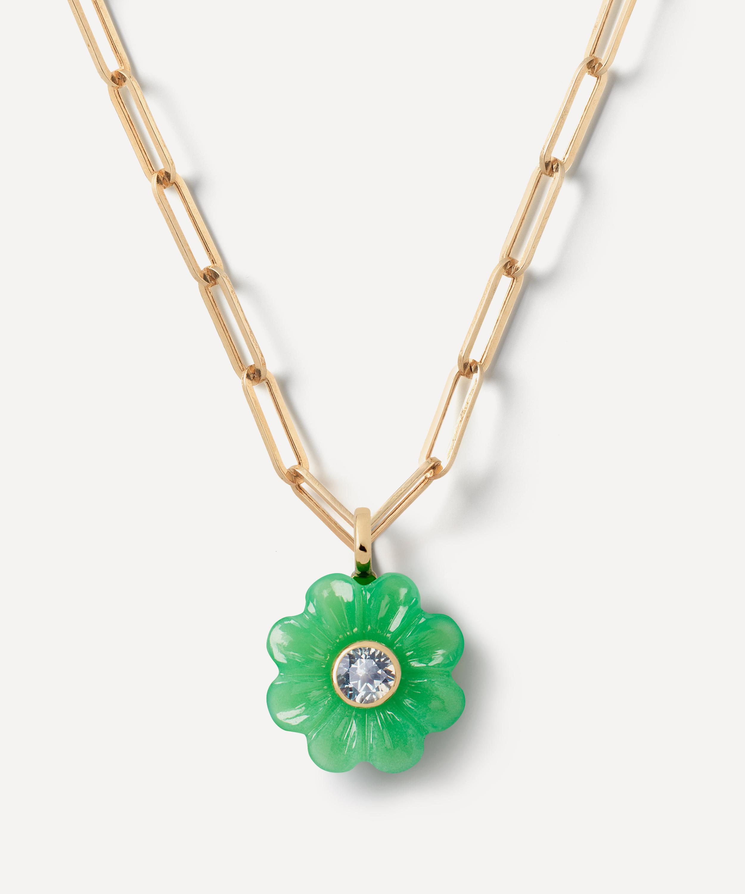 Sophie Joanne - 14ct Gold Small Daisy Flower Pendant image number 0