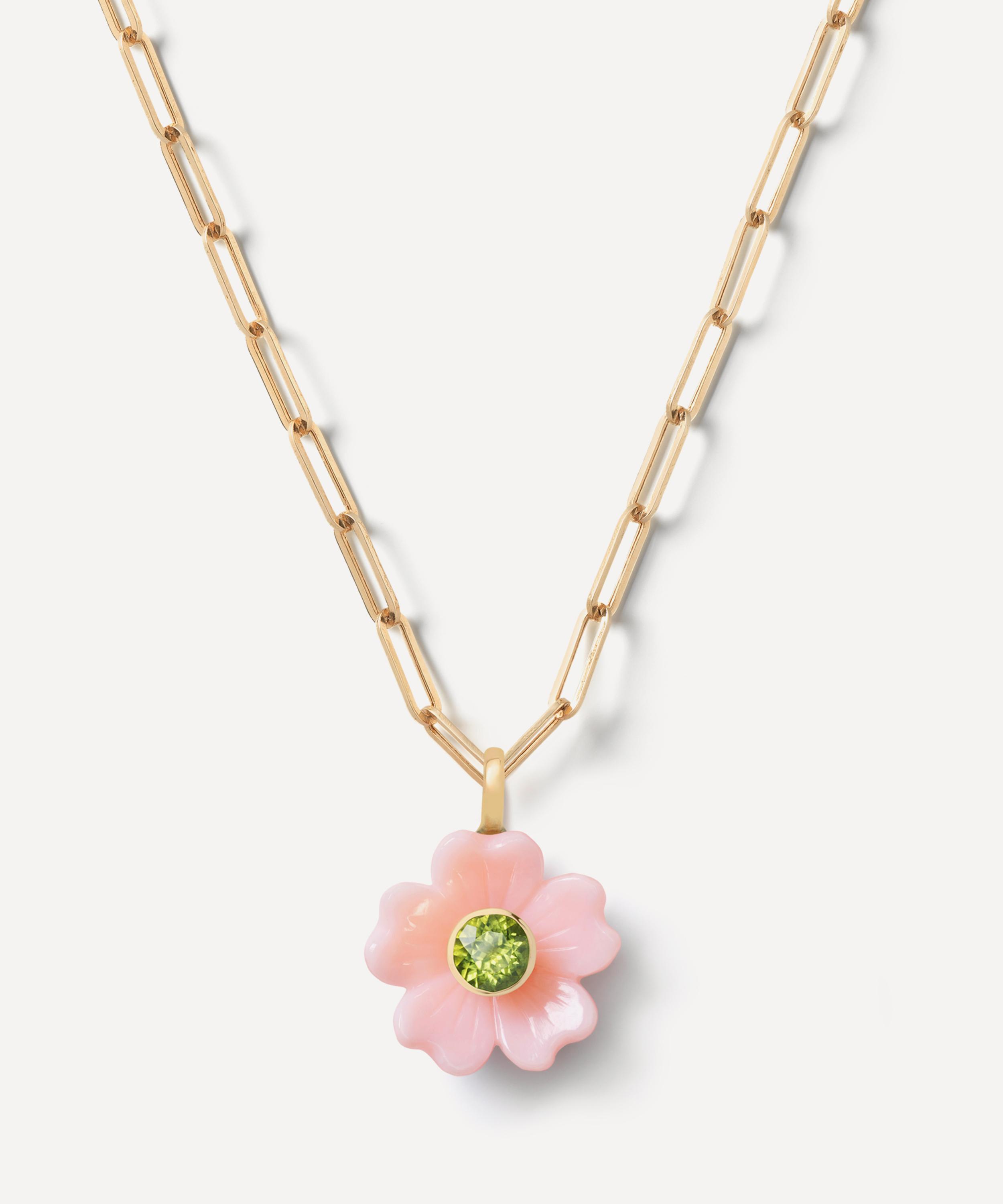 Sophie Joanne - 14ct Gold Small Signature Flower Pendant image number 0