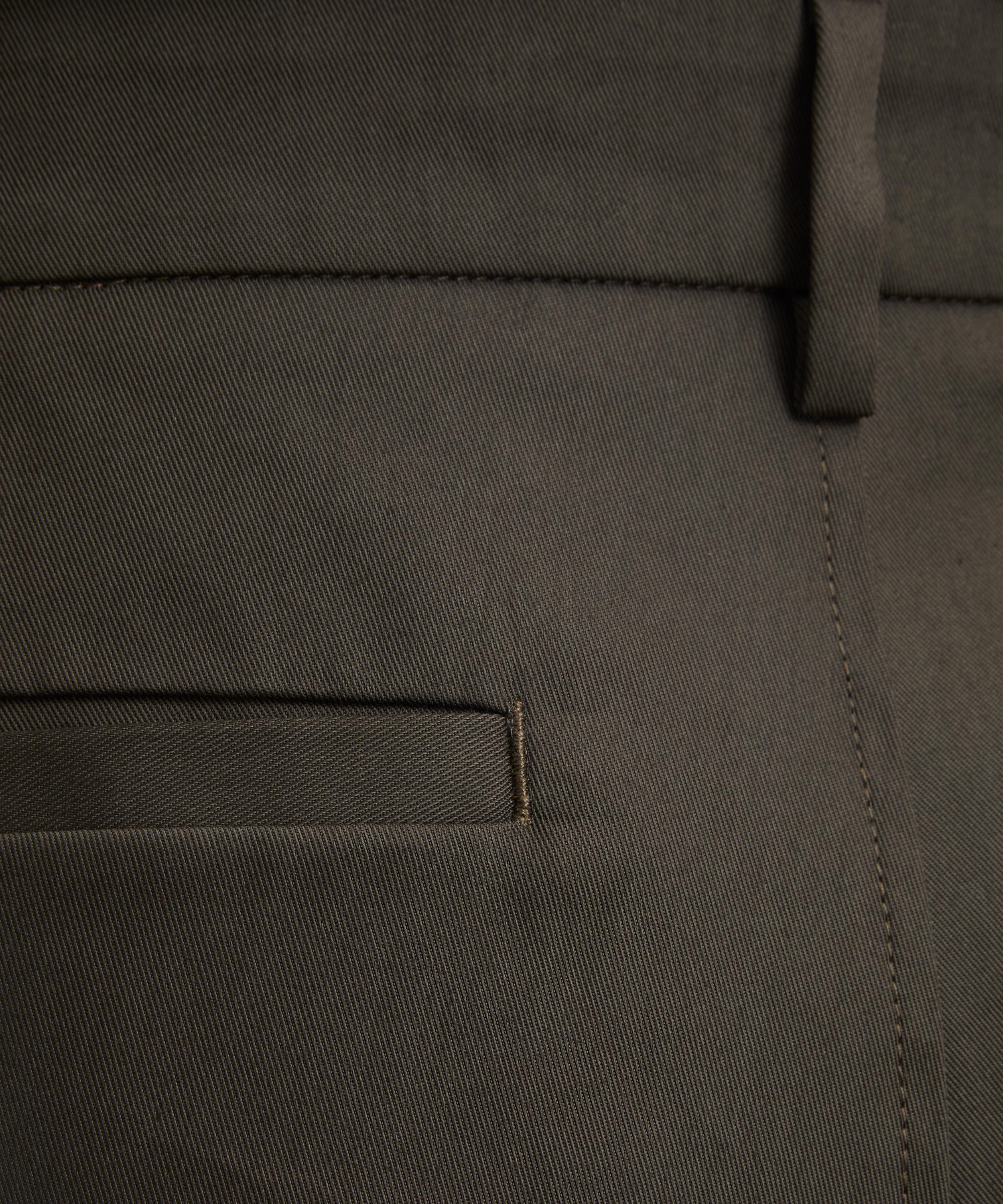 Barena - Nerio Pleated Cotton Trousers image number 4
