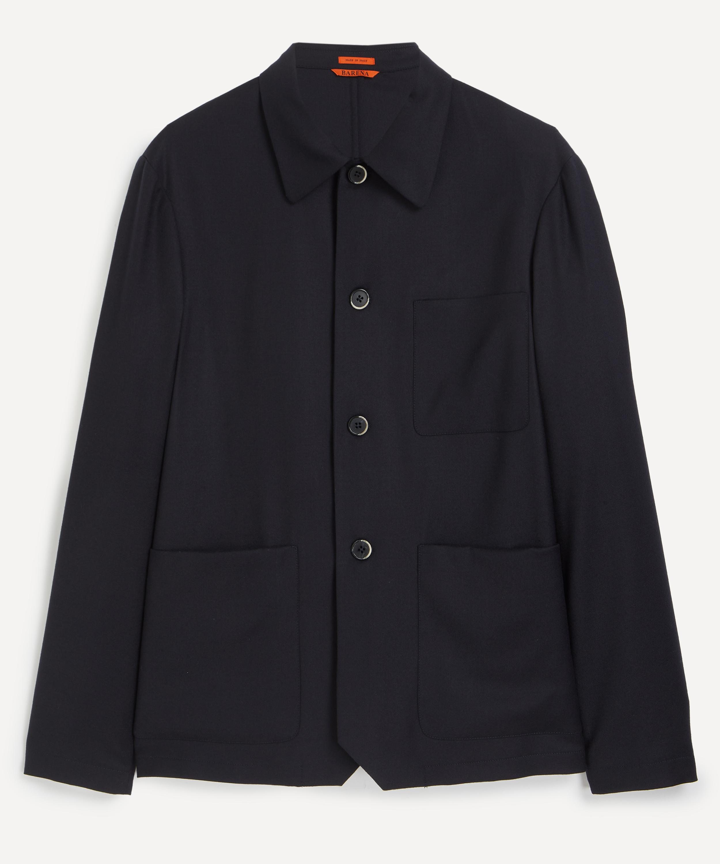 Barena - Navy Cotton Overshirt image number 0