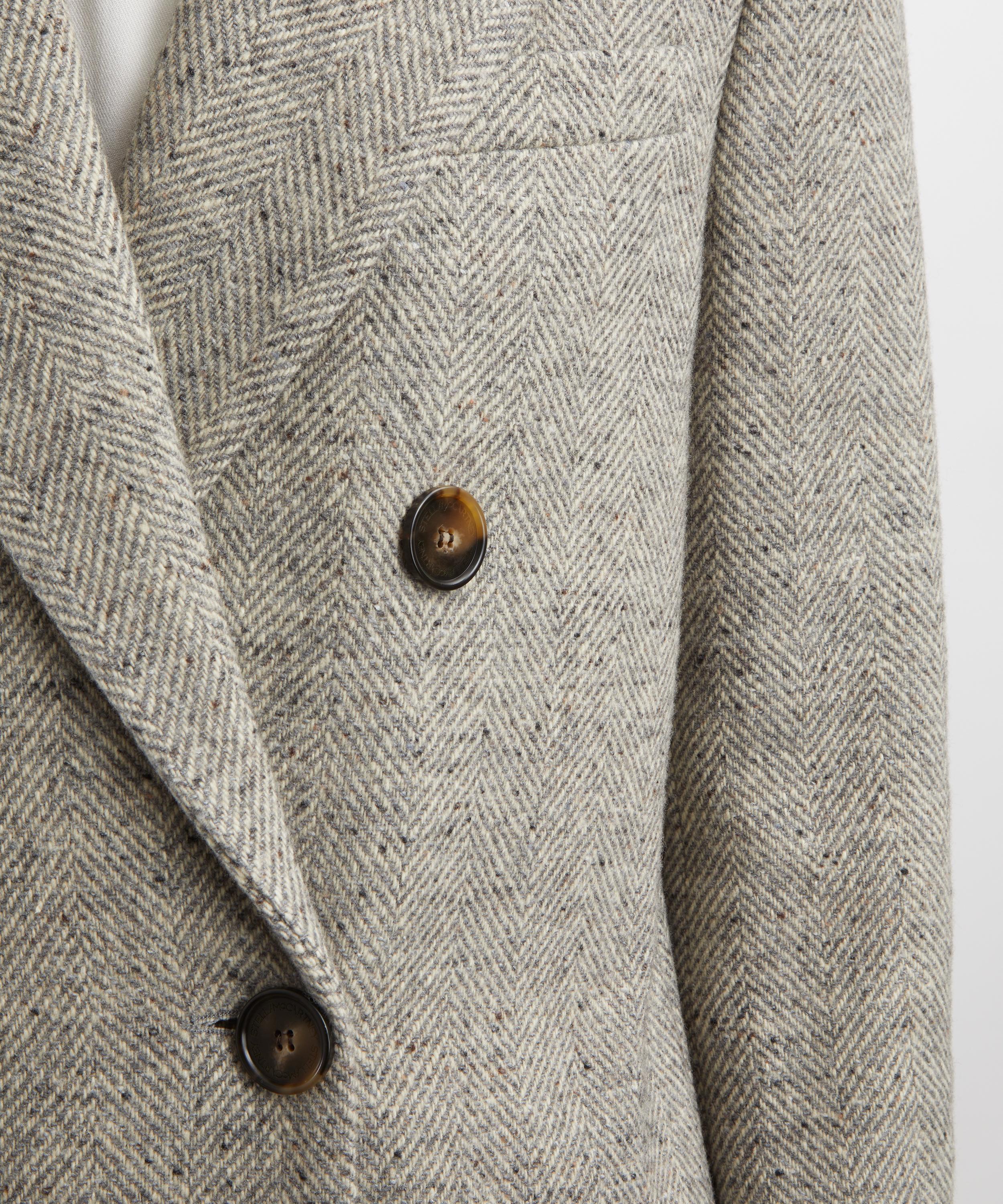 Stella McCartney - Double-Breasted Long Tweed Coat image number 4