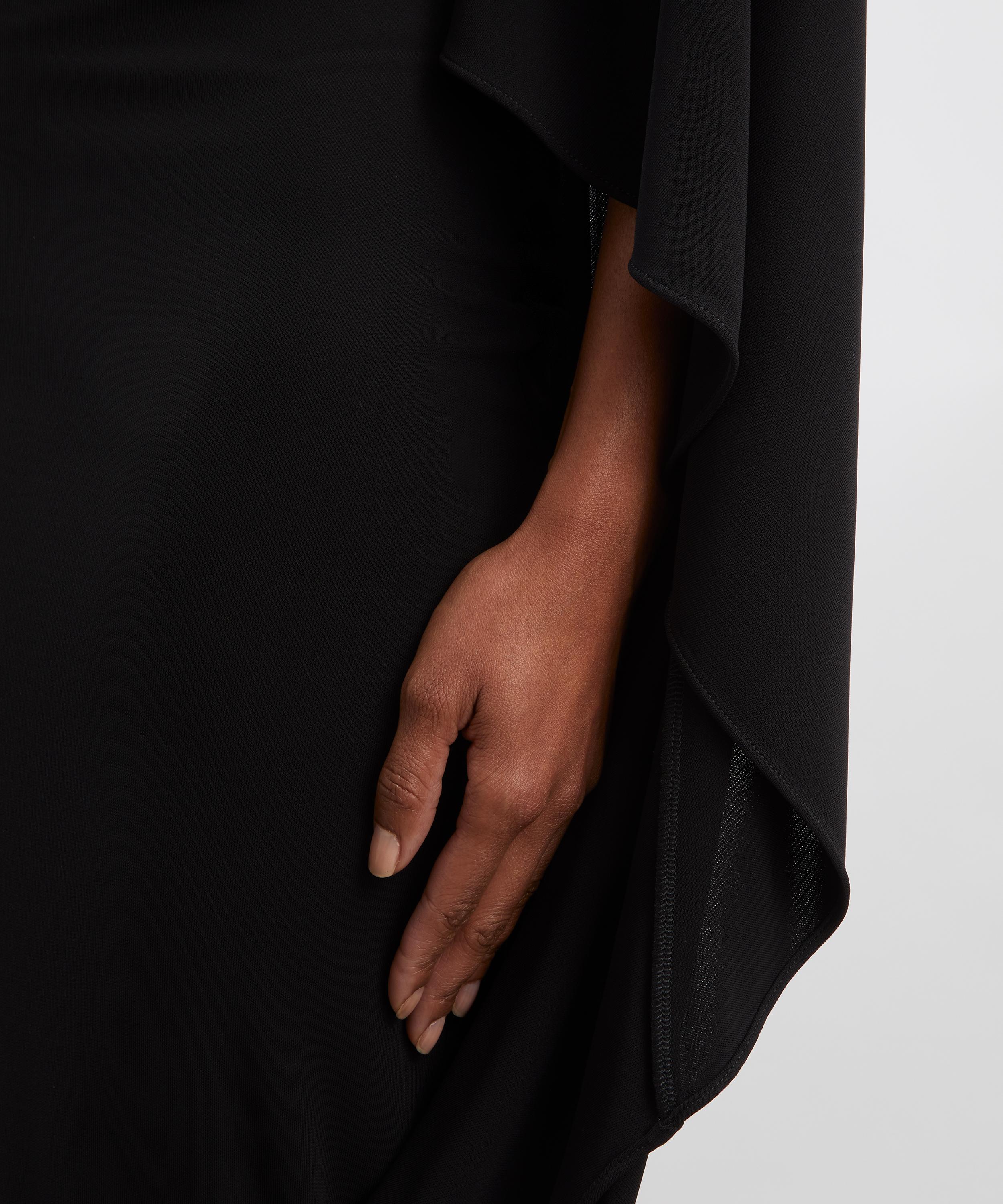 Stella McCartney - Asymmetric Cape Midi Dress image number 4