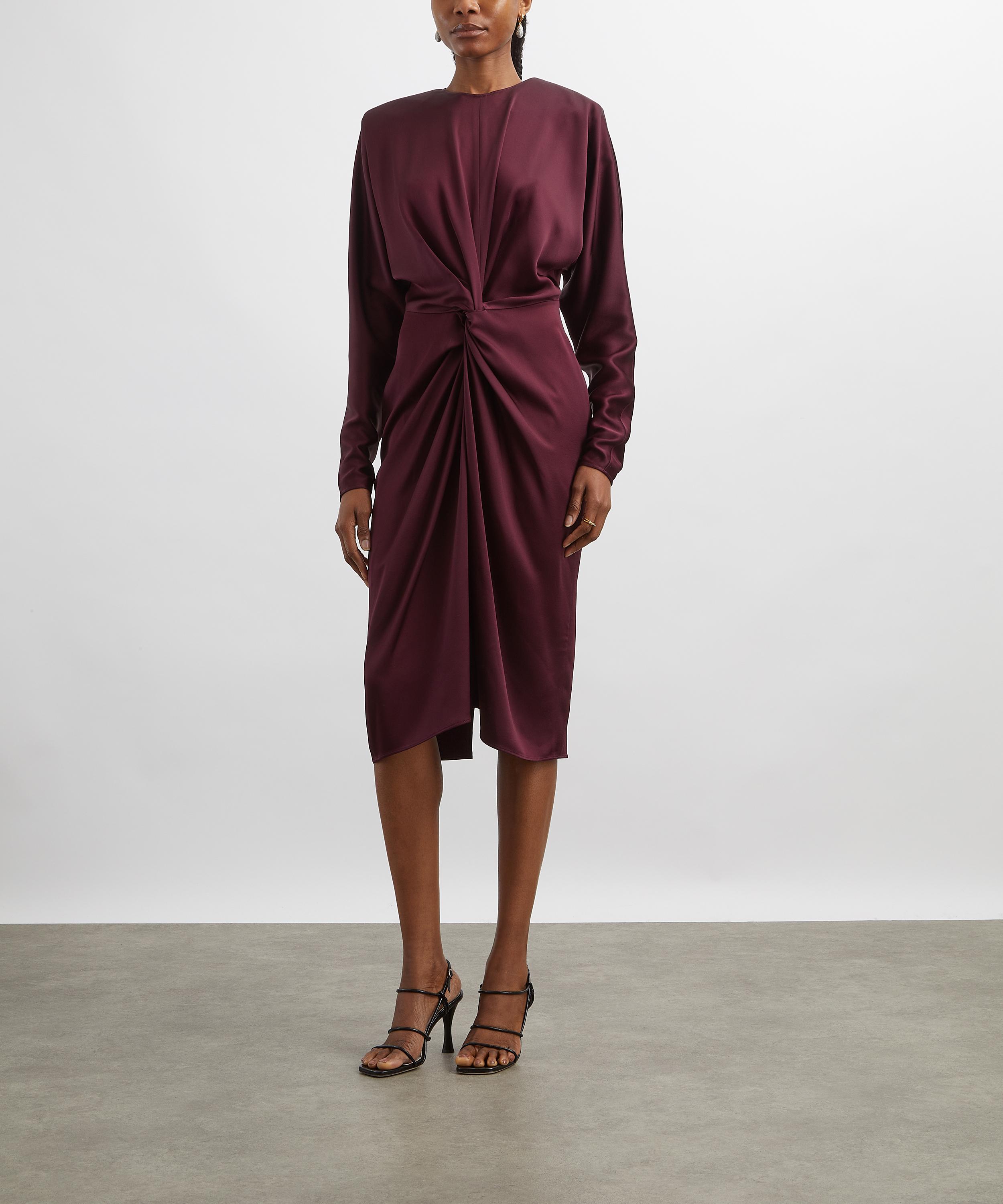 Stella McCartney - Twist Satin Midi Dress image number 2