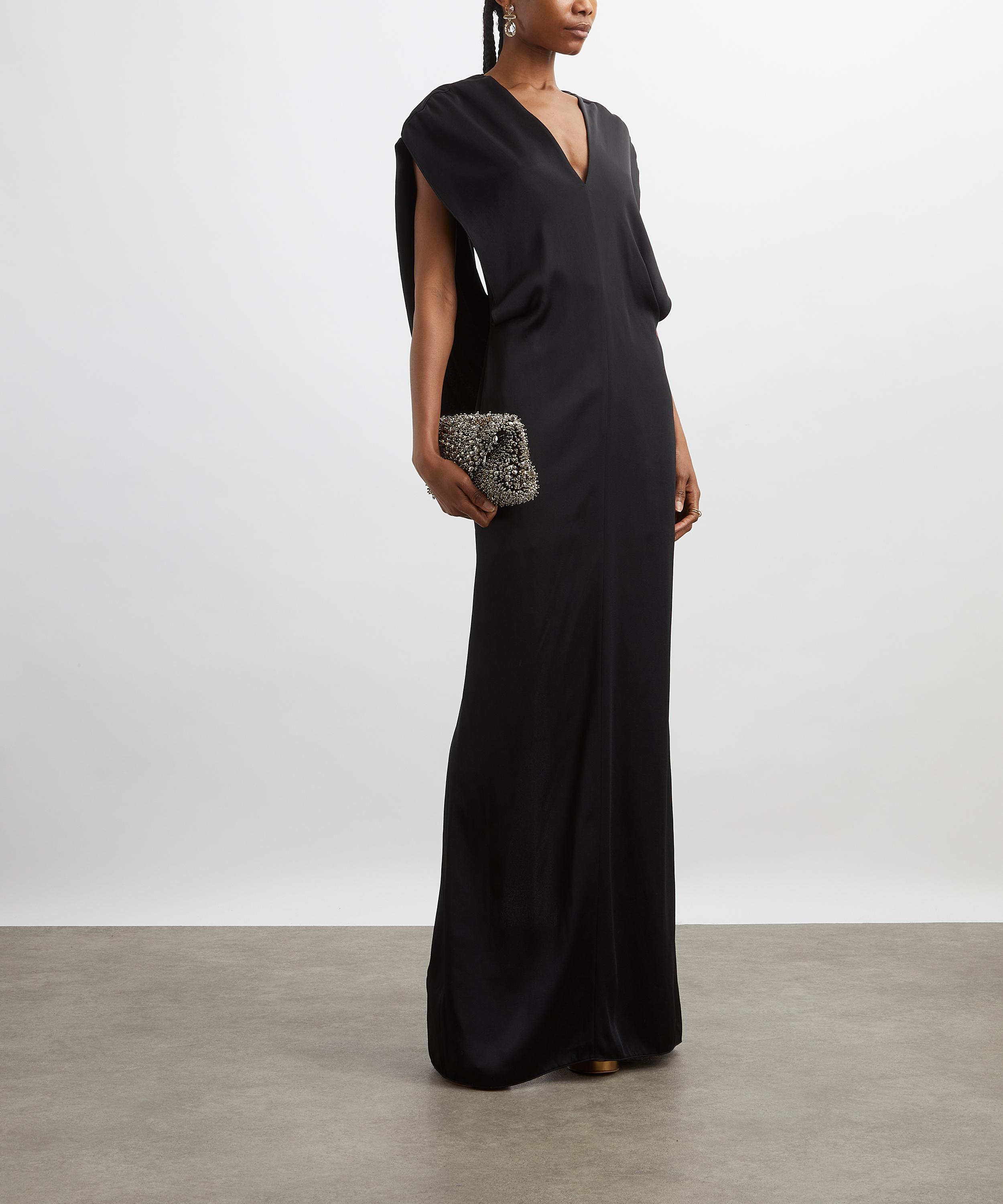Stella McCartney - Draped Satin Maxi Dress image number 1