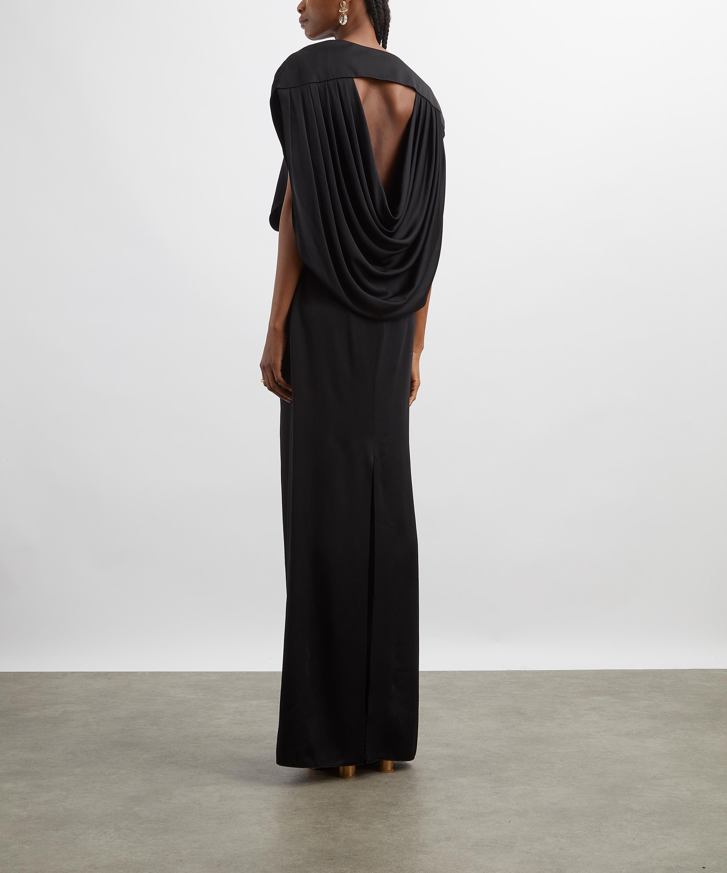 Stella McCartney - Draped Satin Maxi Dress image number 3