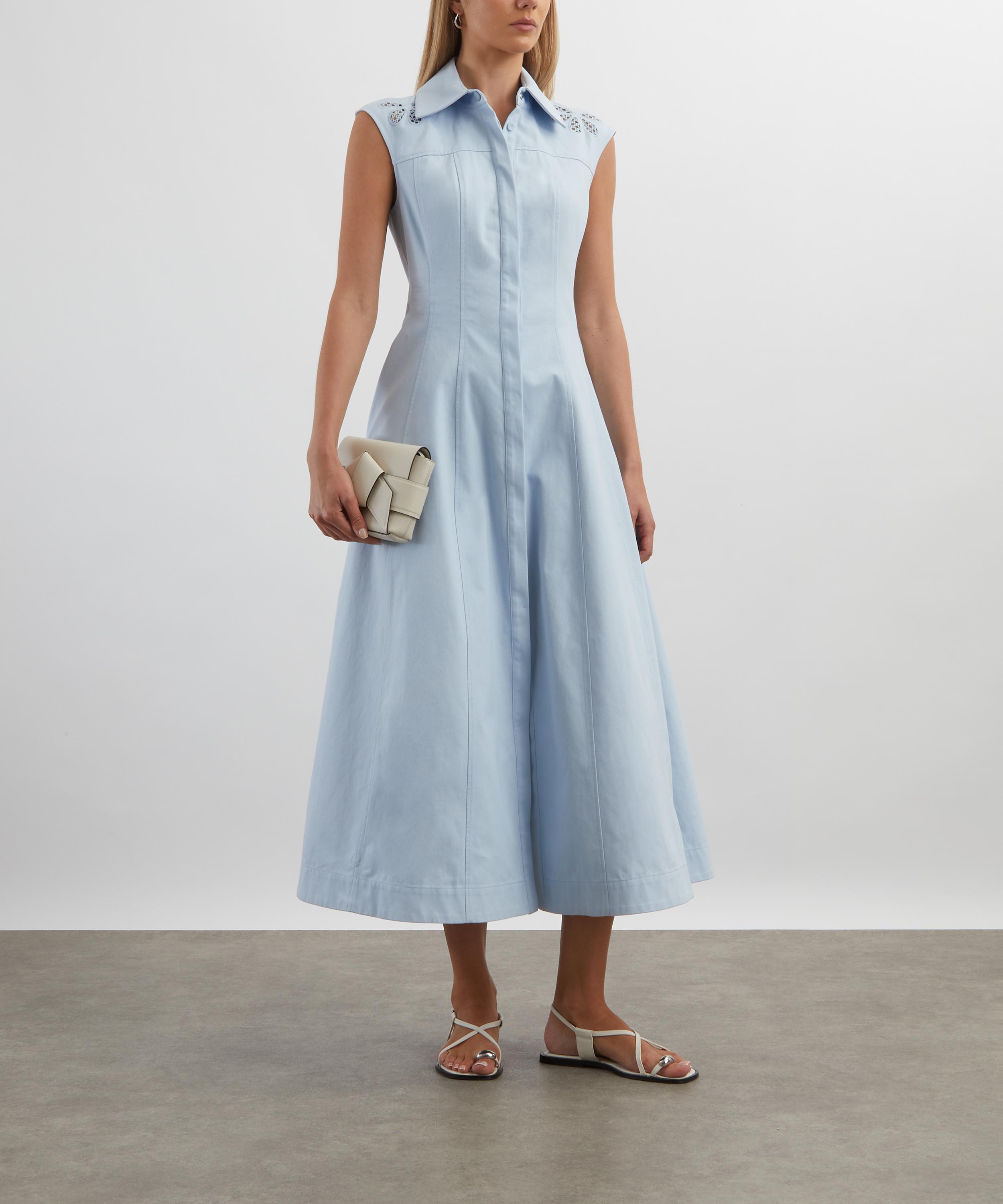 Clea - Franca Mist Blue Midi Dress image number 1