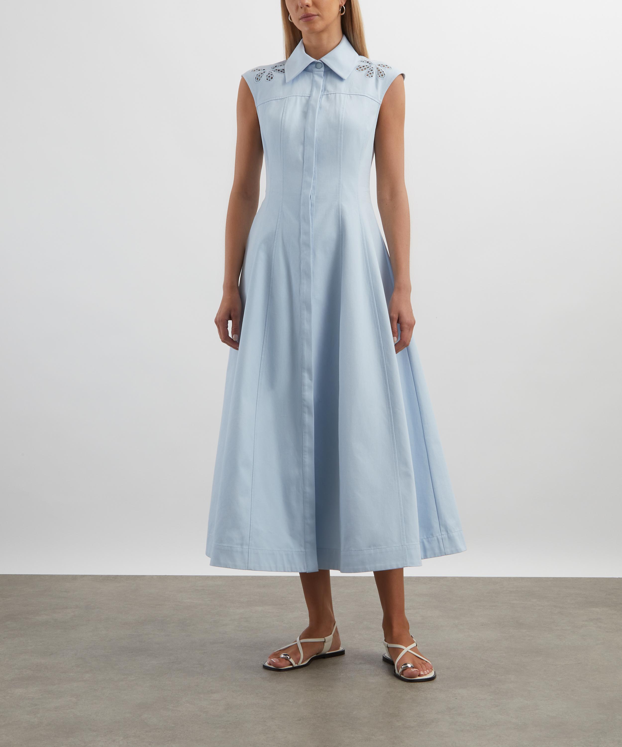 Clea - Franca Mist Blue Midi Dress image number 2