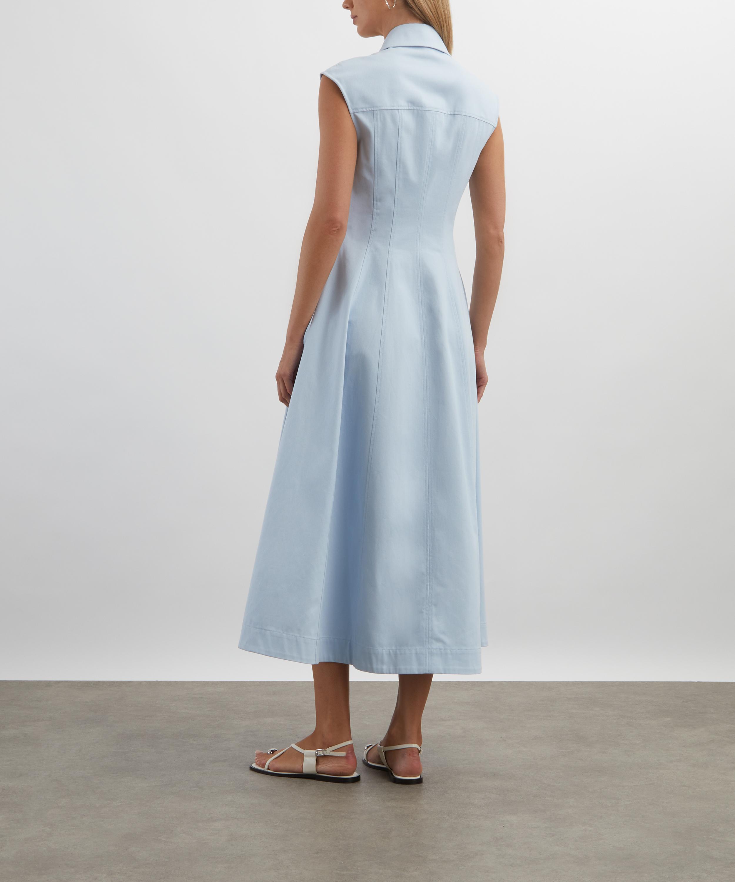 Clea - Franca Mist Blue Midi Dress image number 3