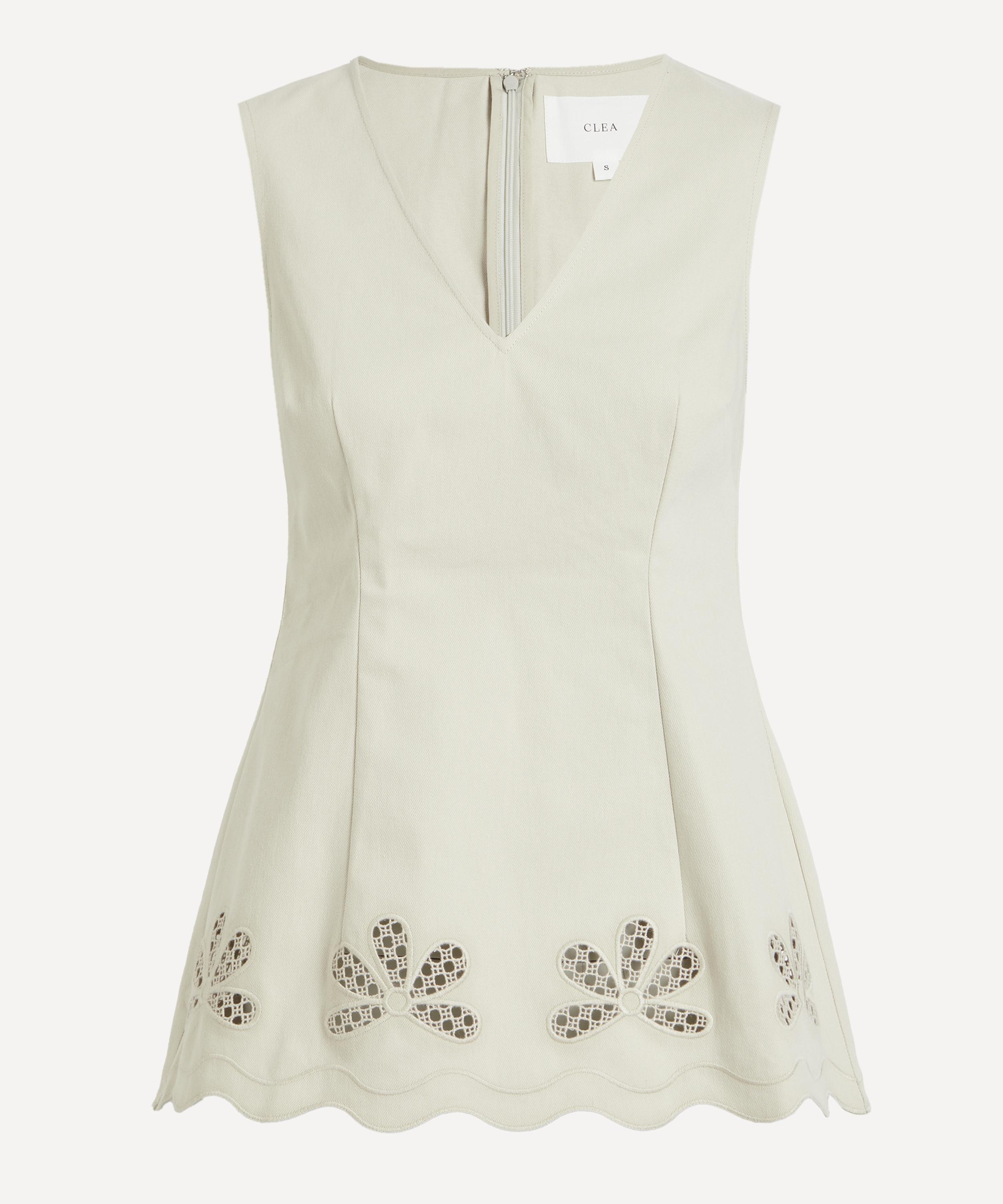 Clea - Gigi Cutwork Embroidered Top