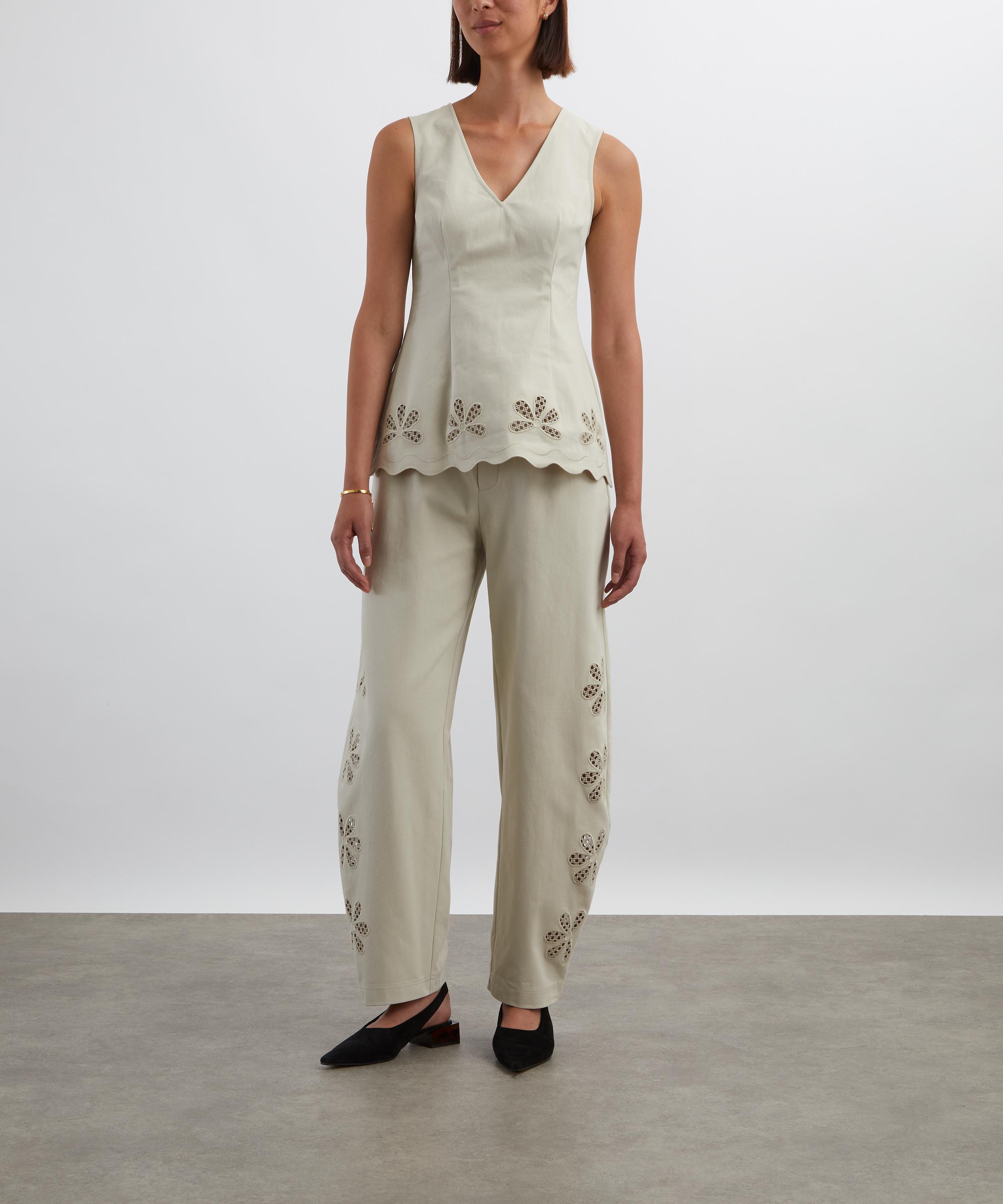 Clea - Gigi Cutwork Embroidered Top image number 1