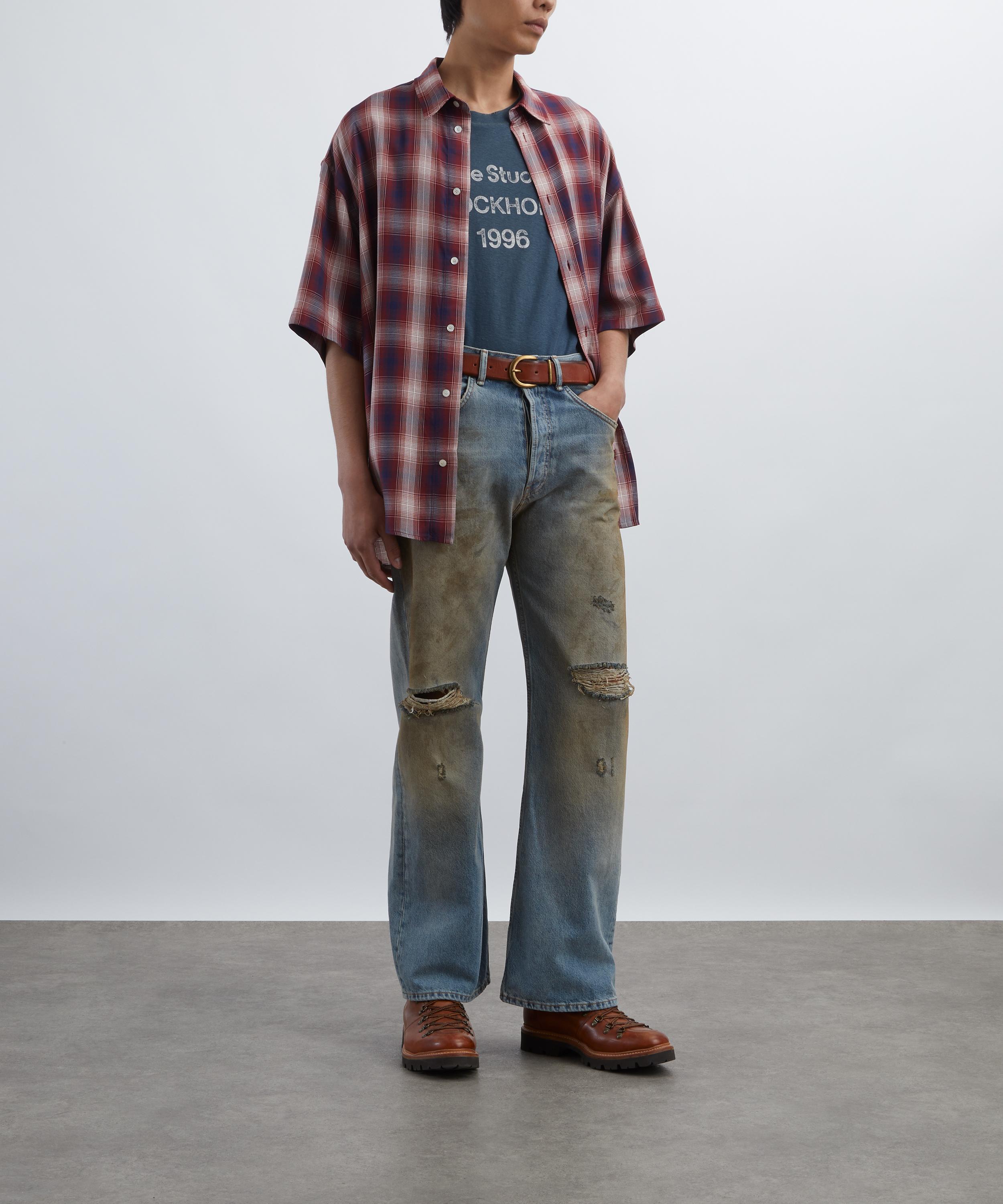 Acne Studios - Short-Sleeve Check Shirt image number 1