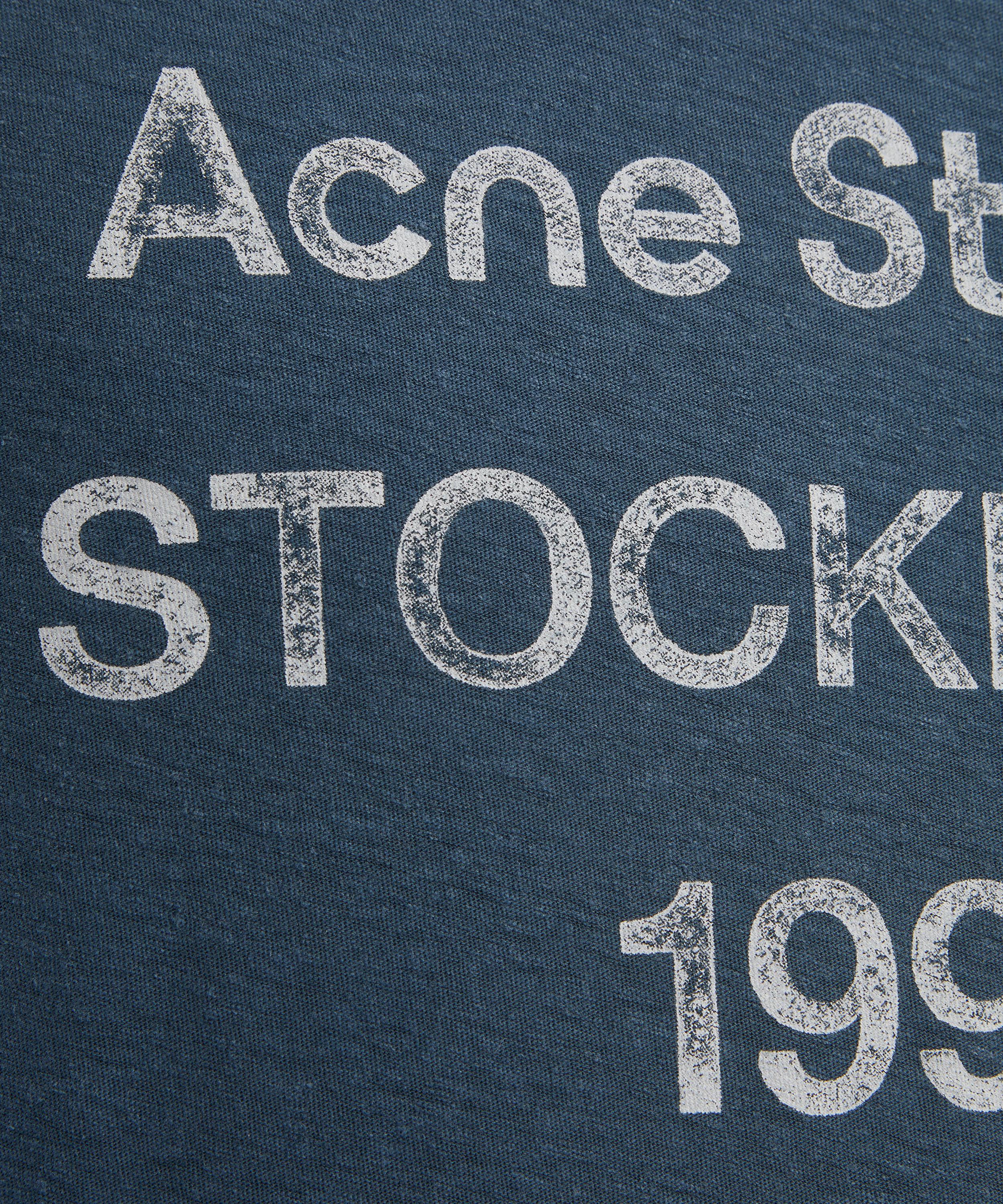 Acne Studios - Relaxed Short-Sleeve Logo T-Shirt image number 4