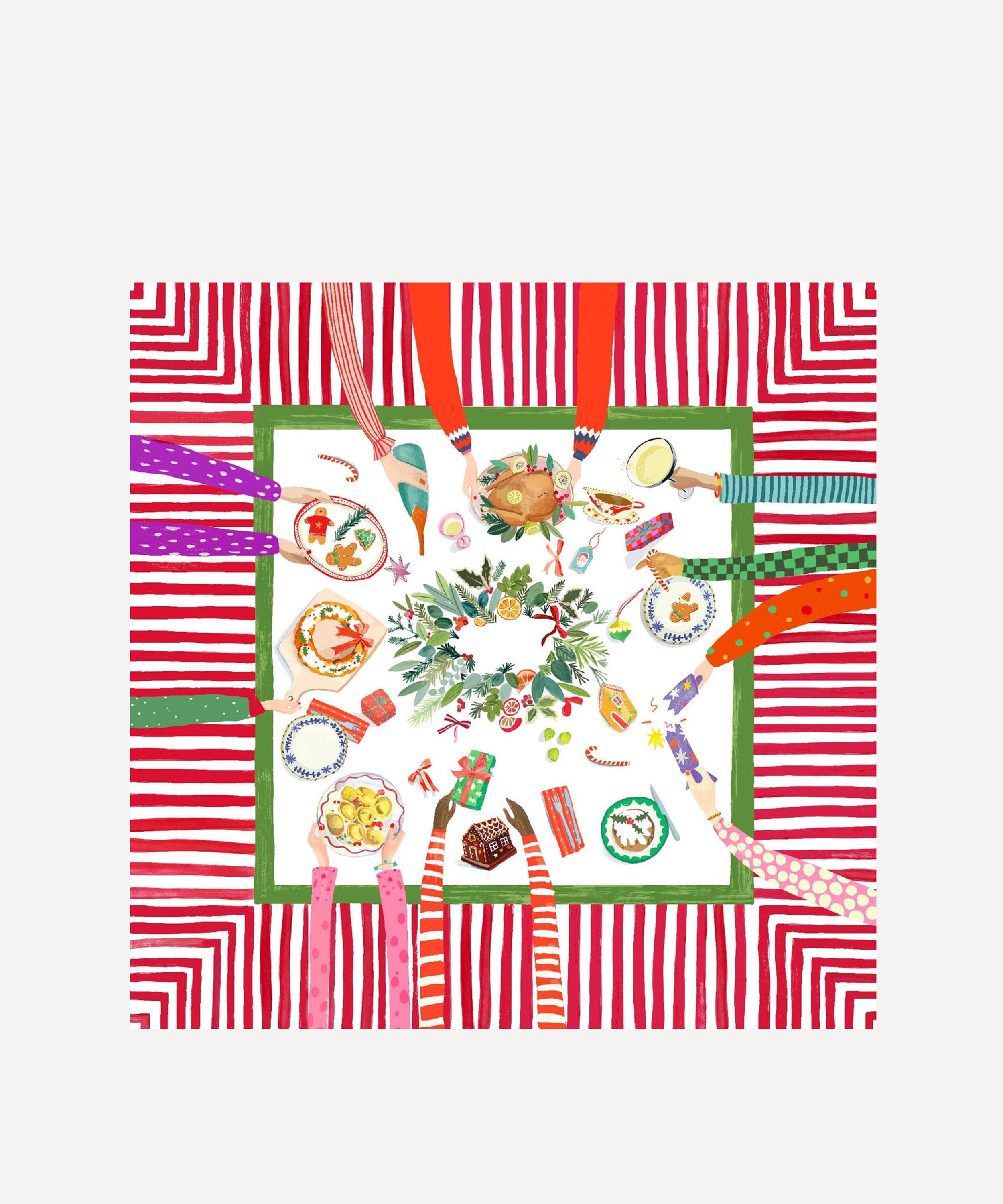 Tessitura Toscana Telerie - Hands on Christmas 270x170cm Tablecloth