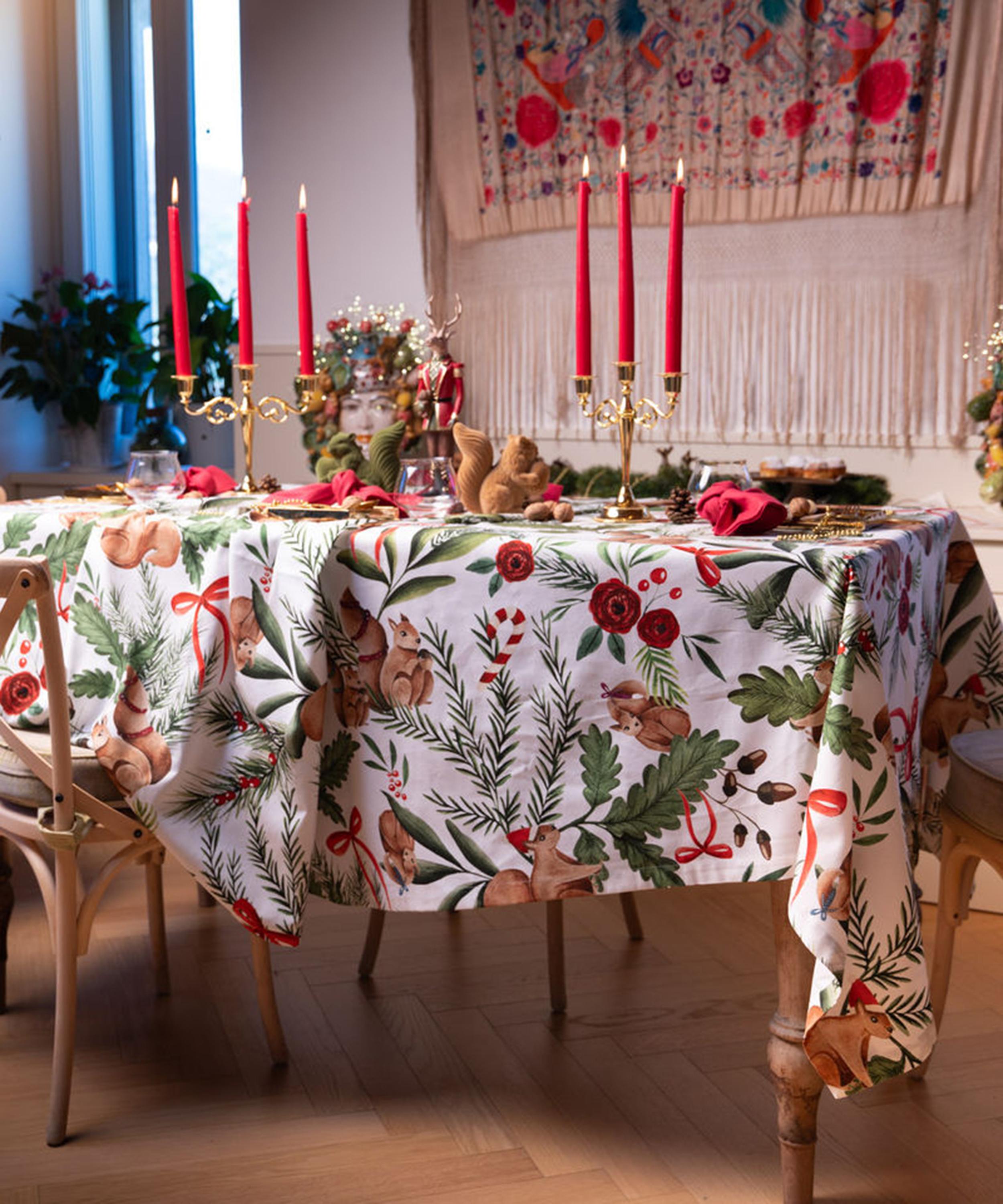 Tessitura Toscana Telerie - Nutnook 270x170cm Cotton Tablecloth image number 1