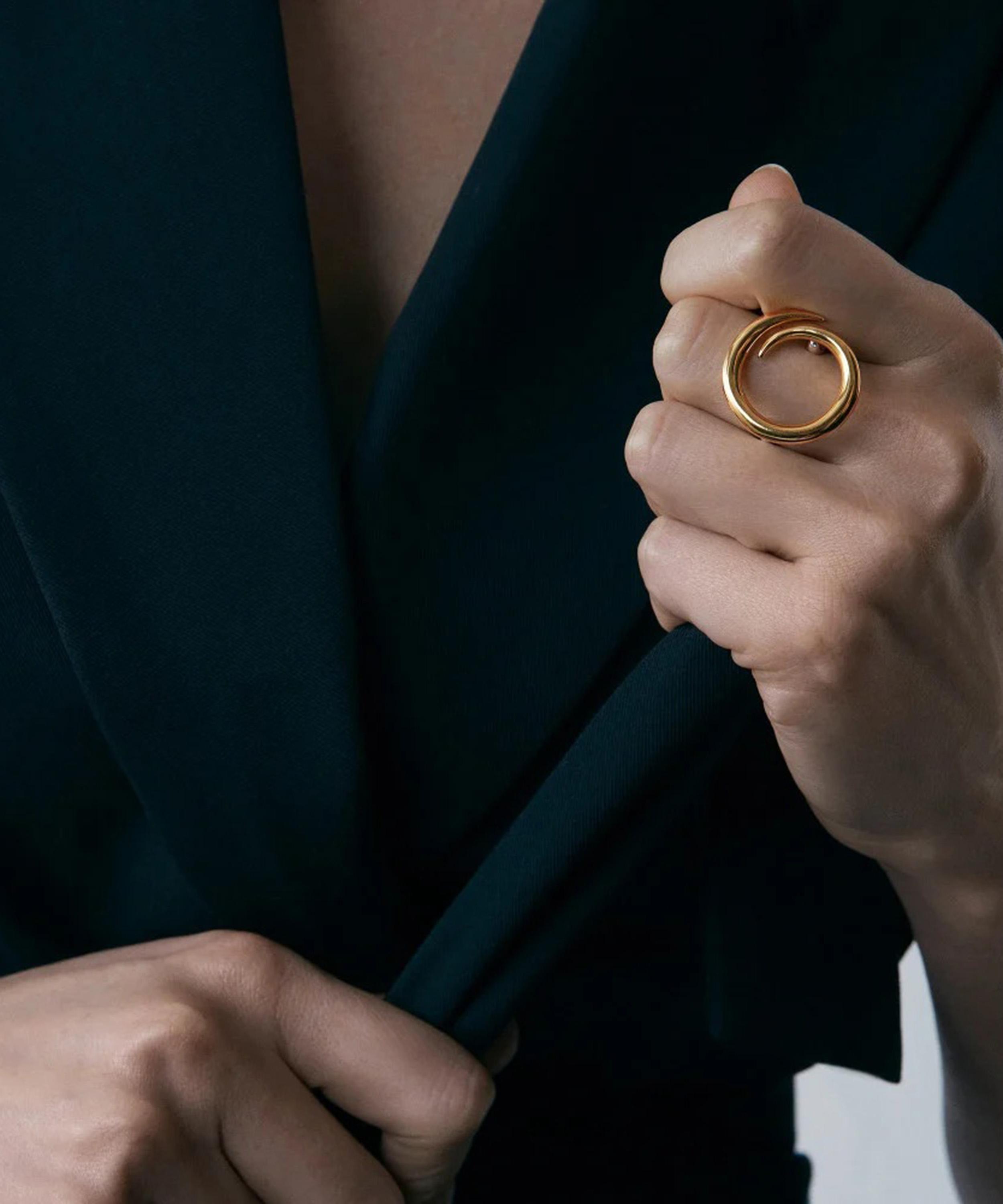 Dinny Hall - Mixed Metal Toro Ring image number 1