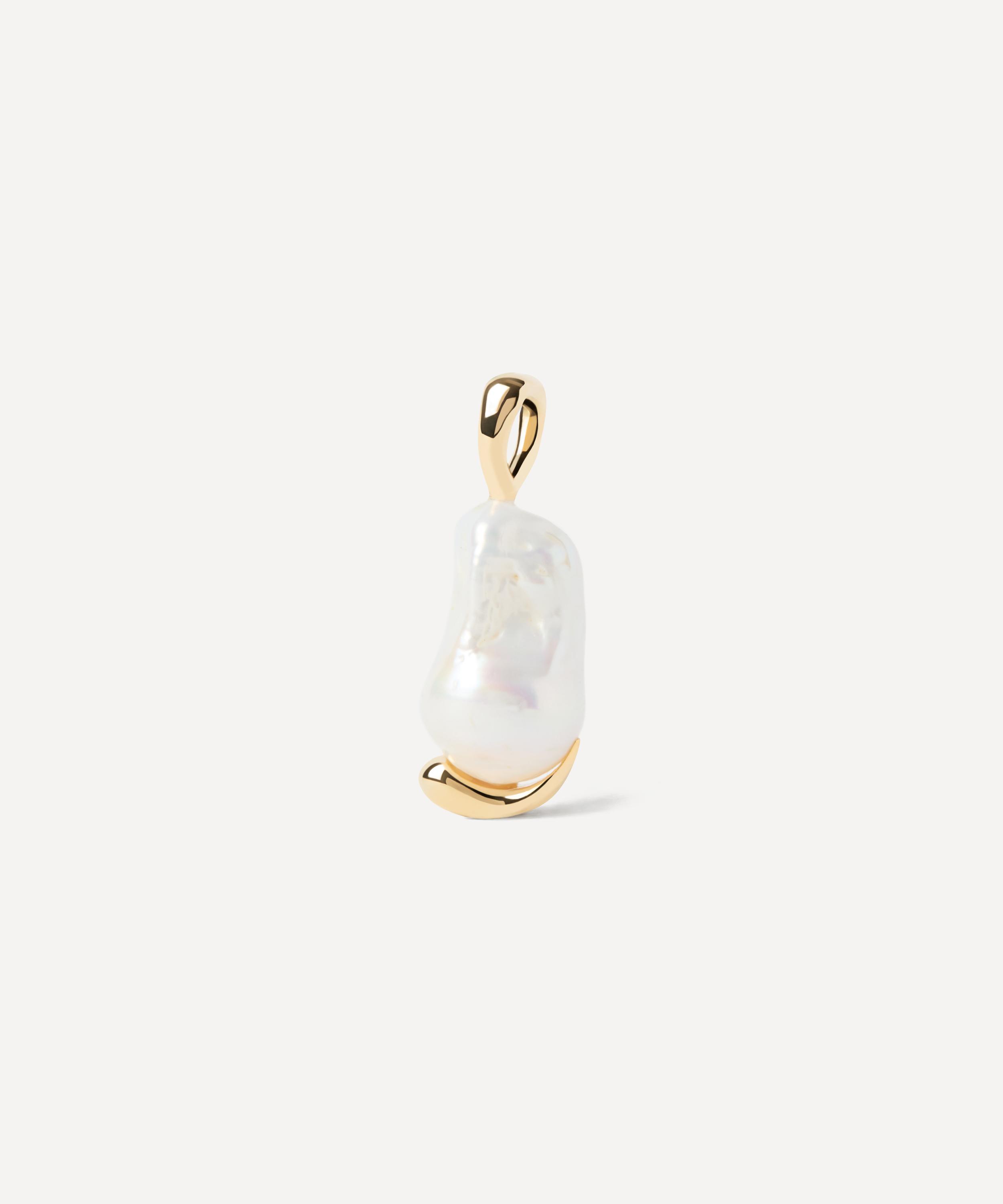 PDPAOLA - 18ct Gold-Plated La Perla Pendant Necklace image number 0