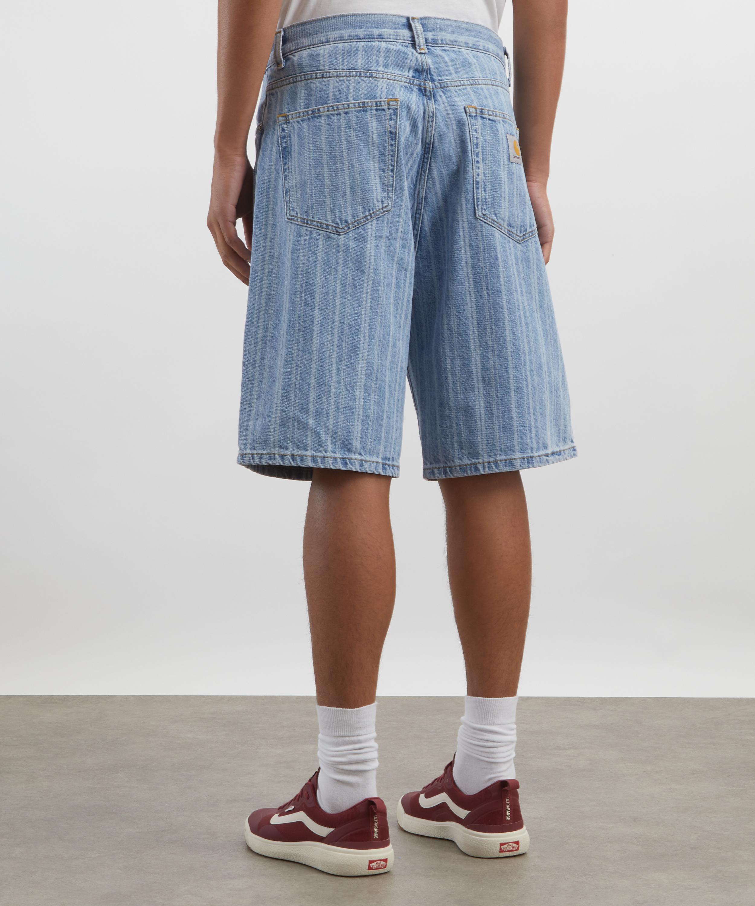 Carhartt WIP - Rylan Striped Denim Shorts image number 3