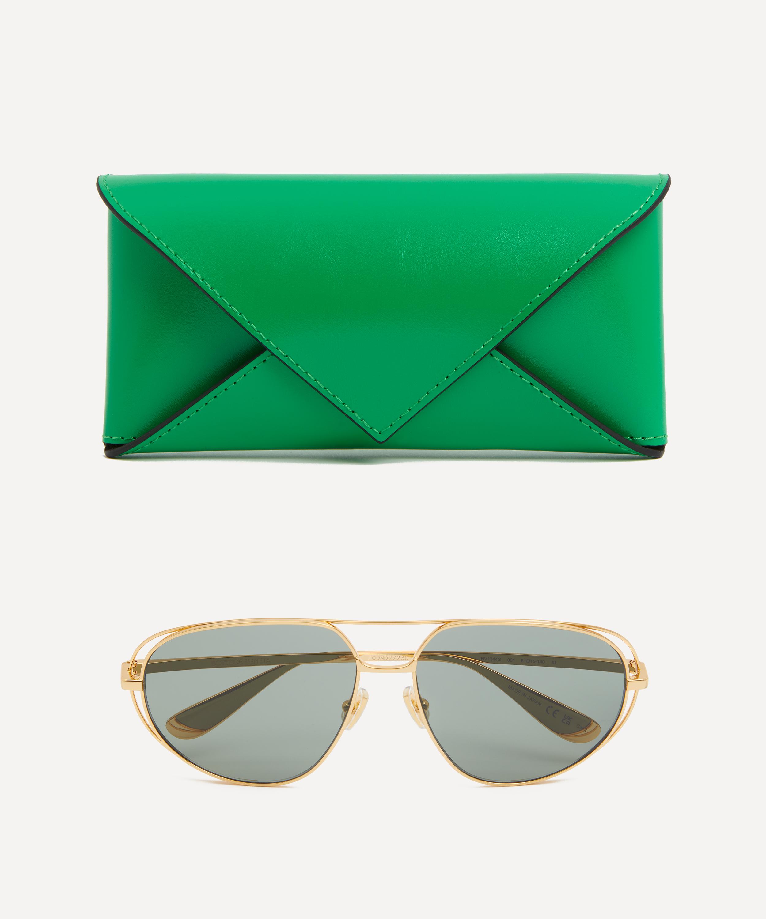 Bottega Veneta - Aviator Sunglasses image number 3