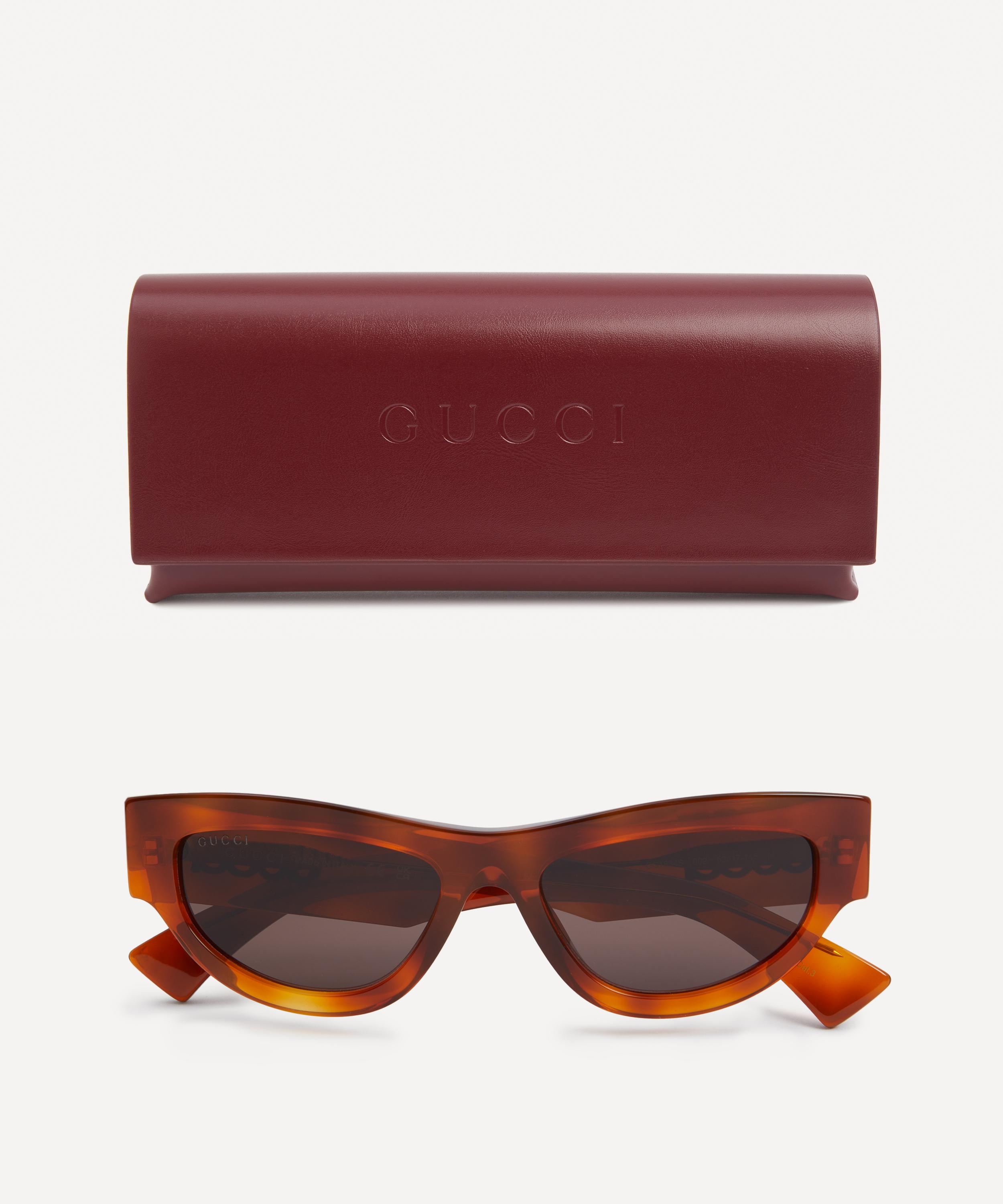Gucci - Narrow Cat-Eye Sunglasses image number 3