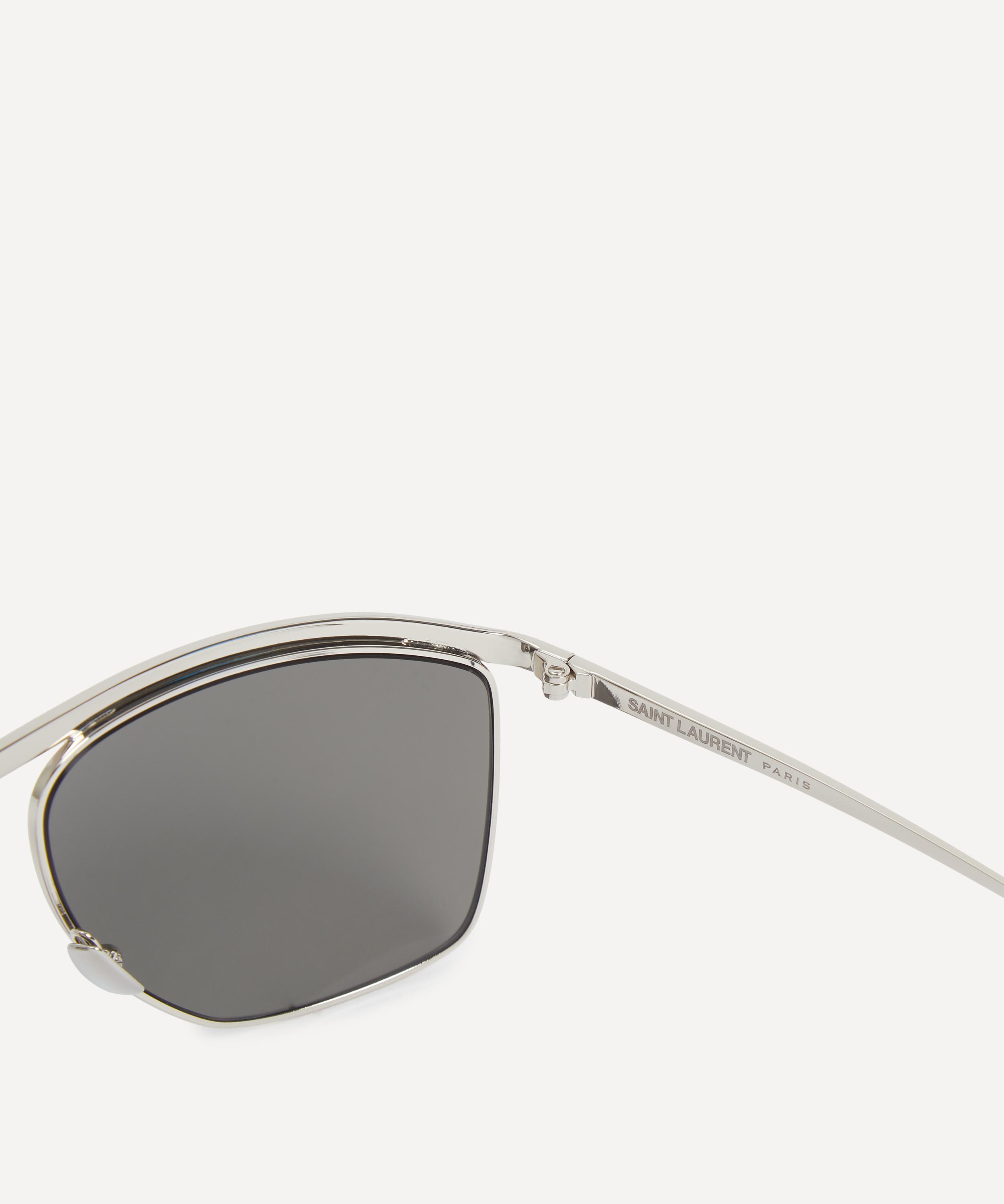 Saint Laurent - Victoire Metal Aviator Sunglasses image number 2