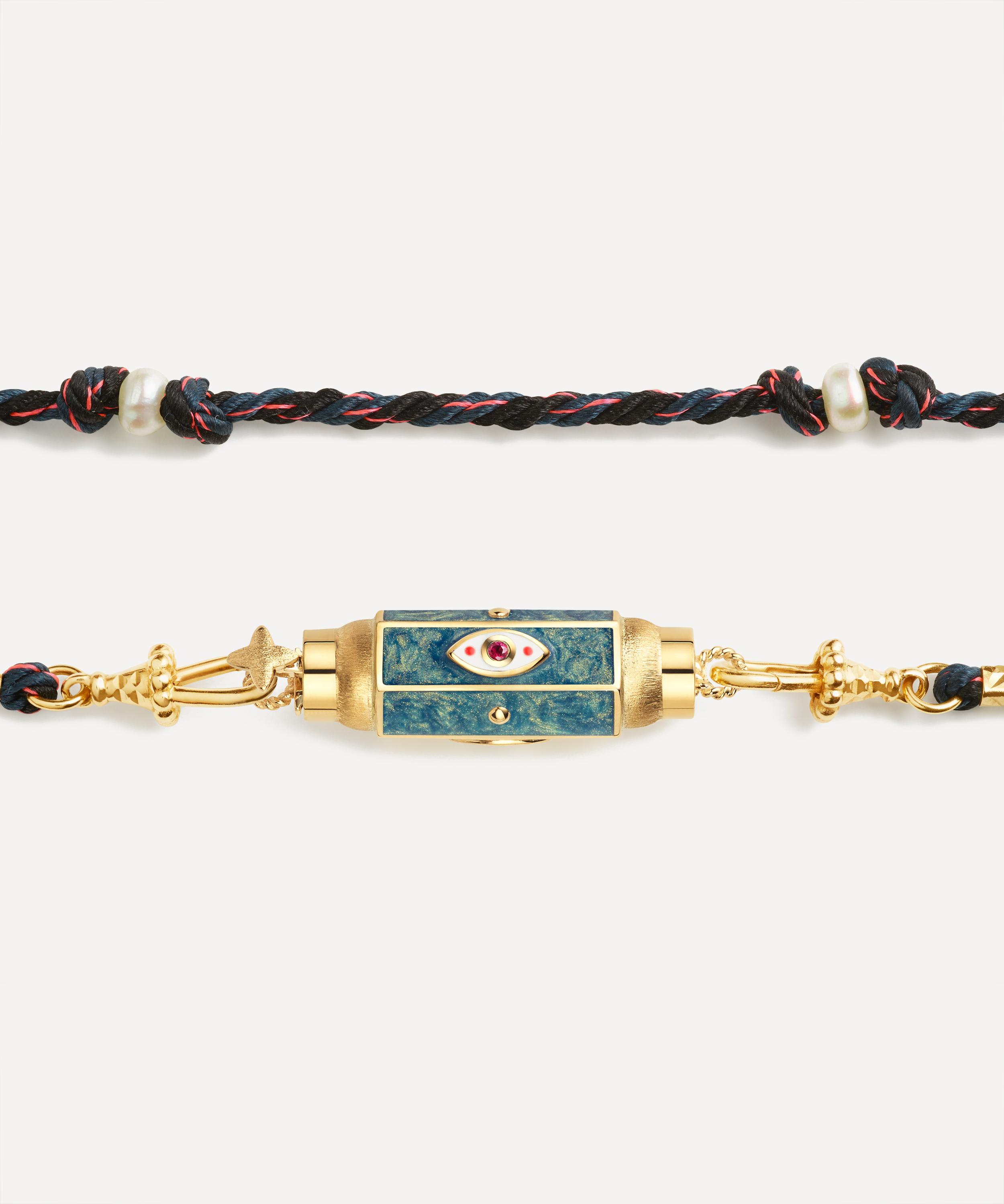 Marie Lichtenberg - 14ct Gold Evil Eye Baby Locket Necklace image number 2