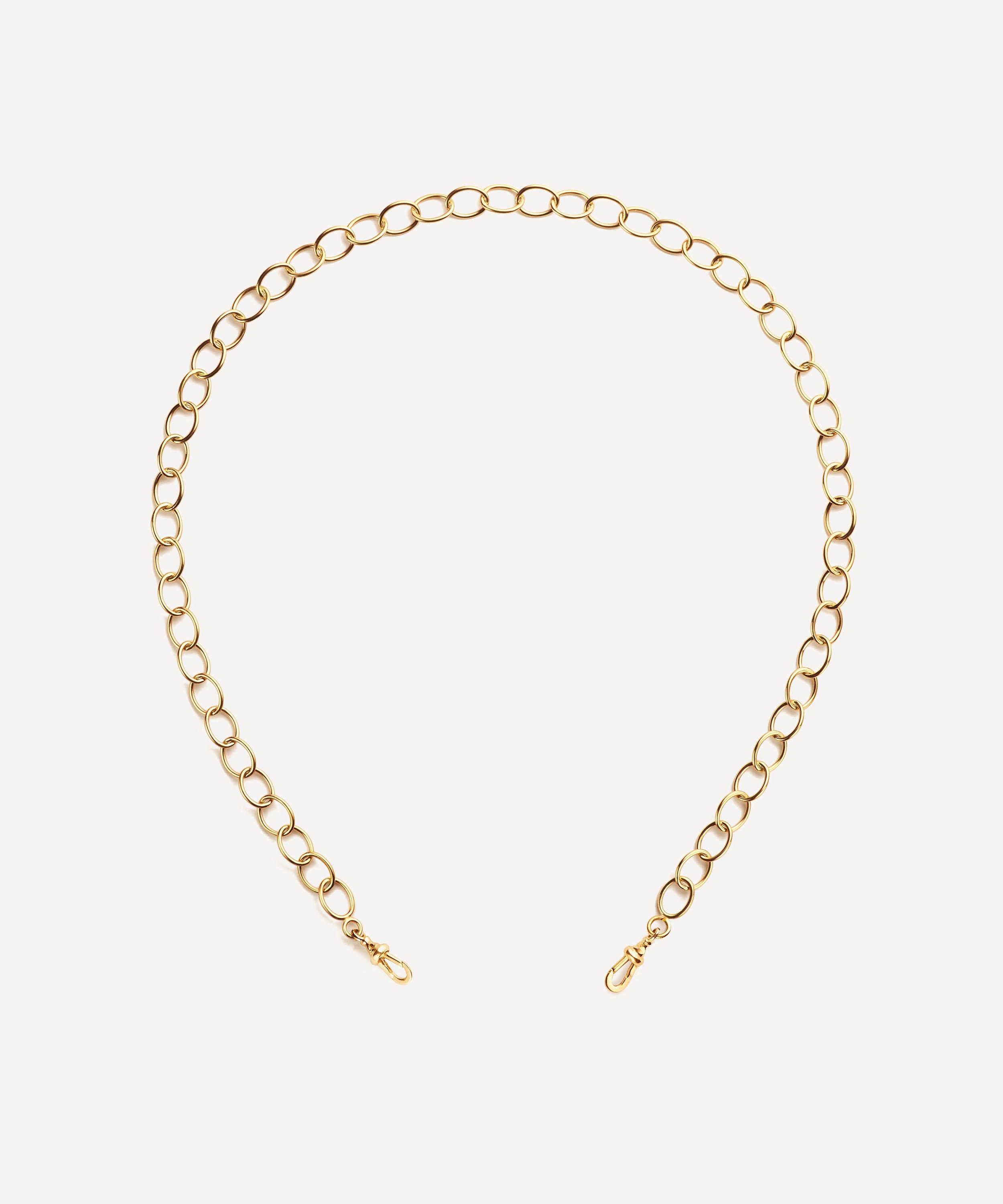 Marie Lichtenberg 14ct Gold Rosa Micro Chain Necklace | Liberty
