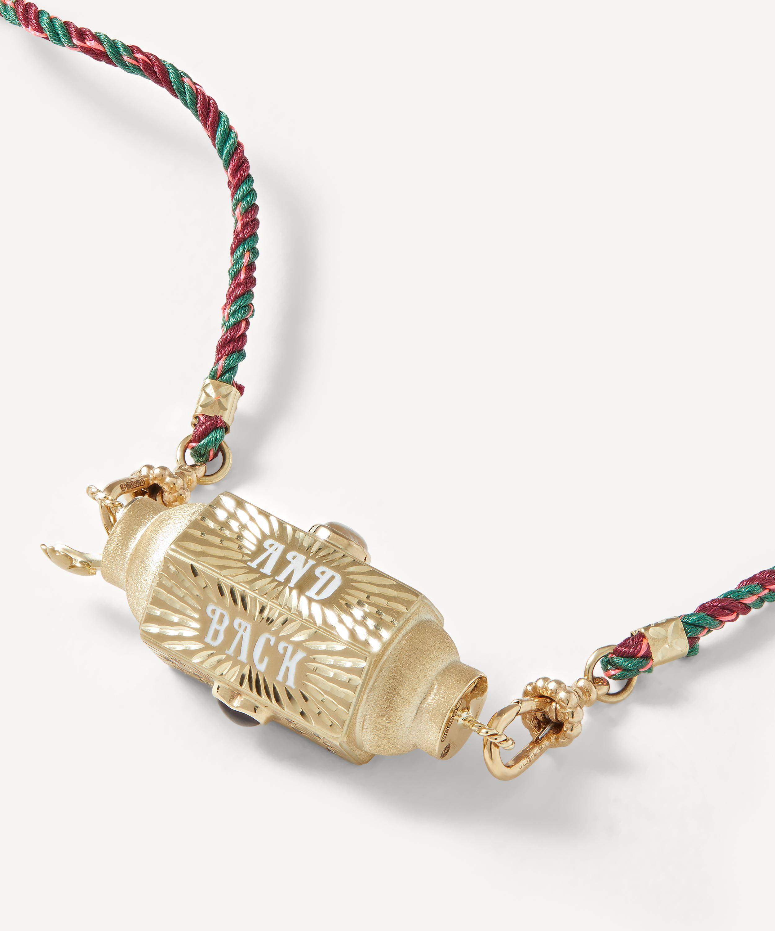 Marie Lichtenberg - 14ct Gold Love You Diamond Locket Necklace