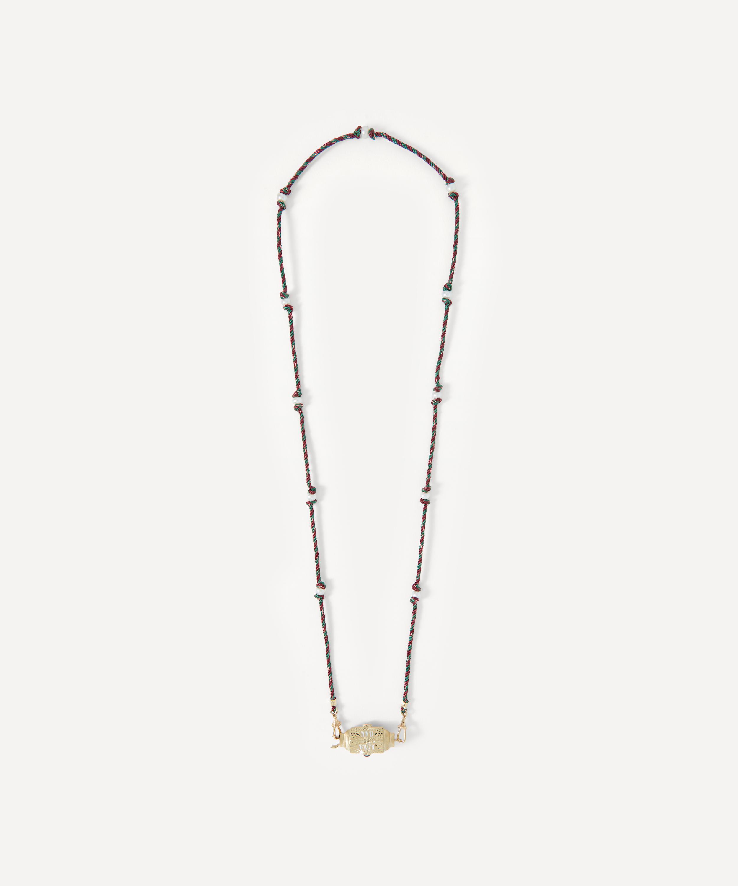 Marie Lichtenberg - 14ct Gold Love You Diamond Locket Necklace image number 1