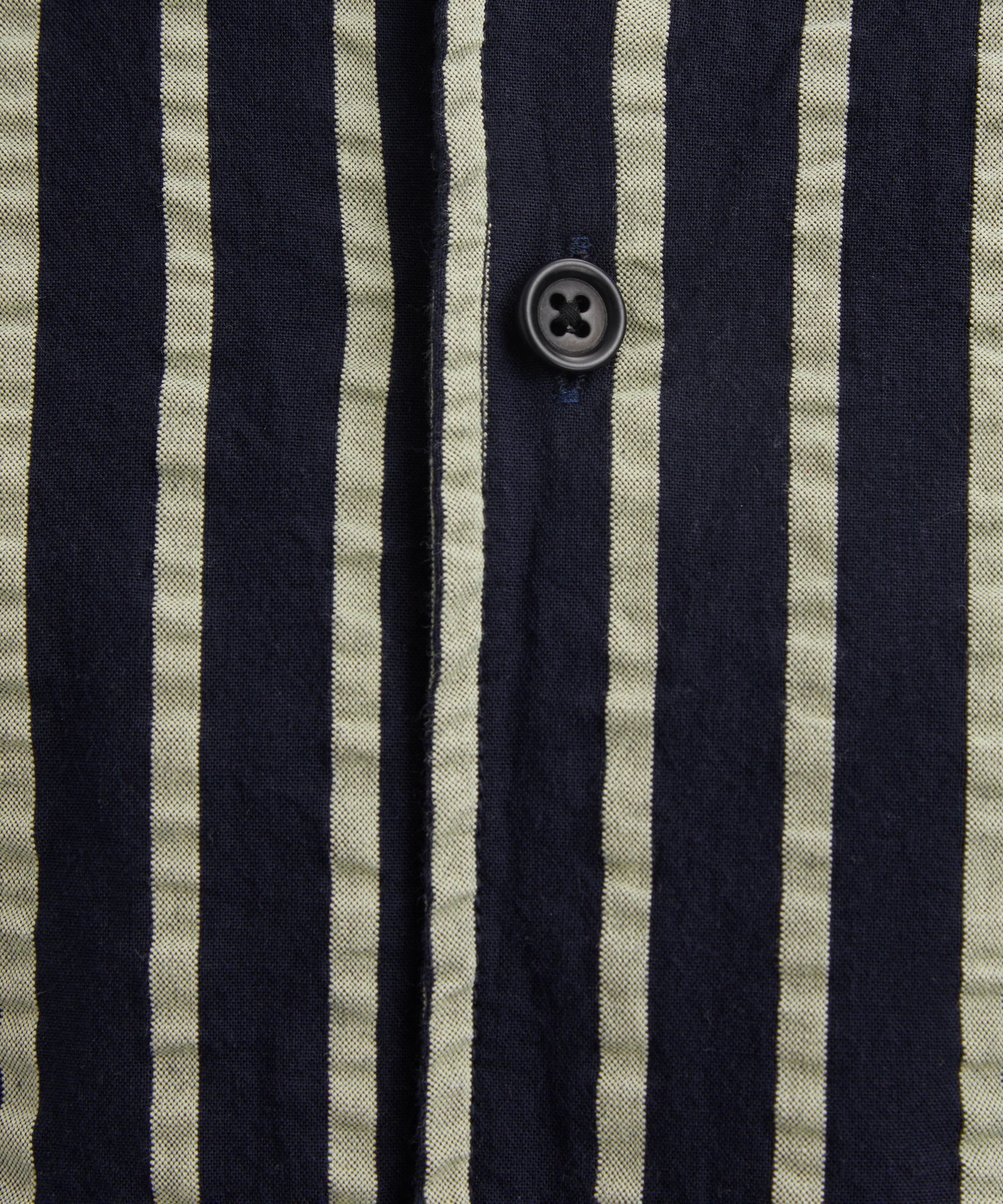 YMC - Malick Short-Sleeve Striped Shirt image number 4