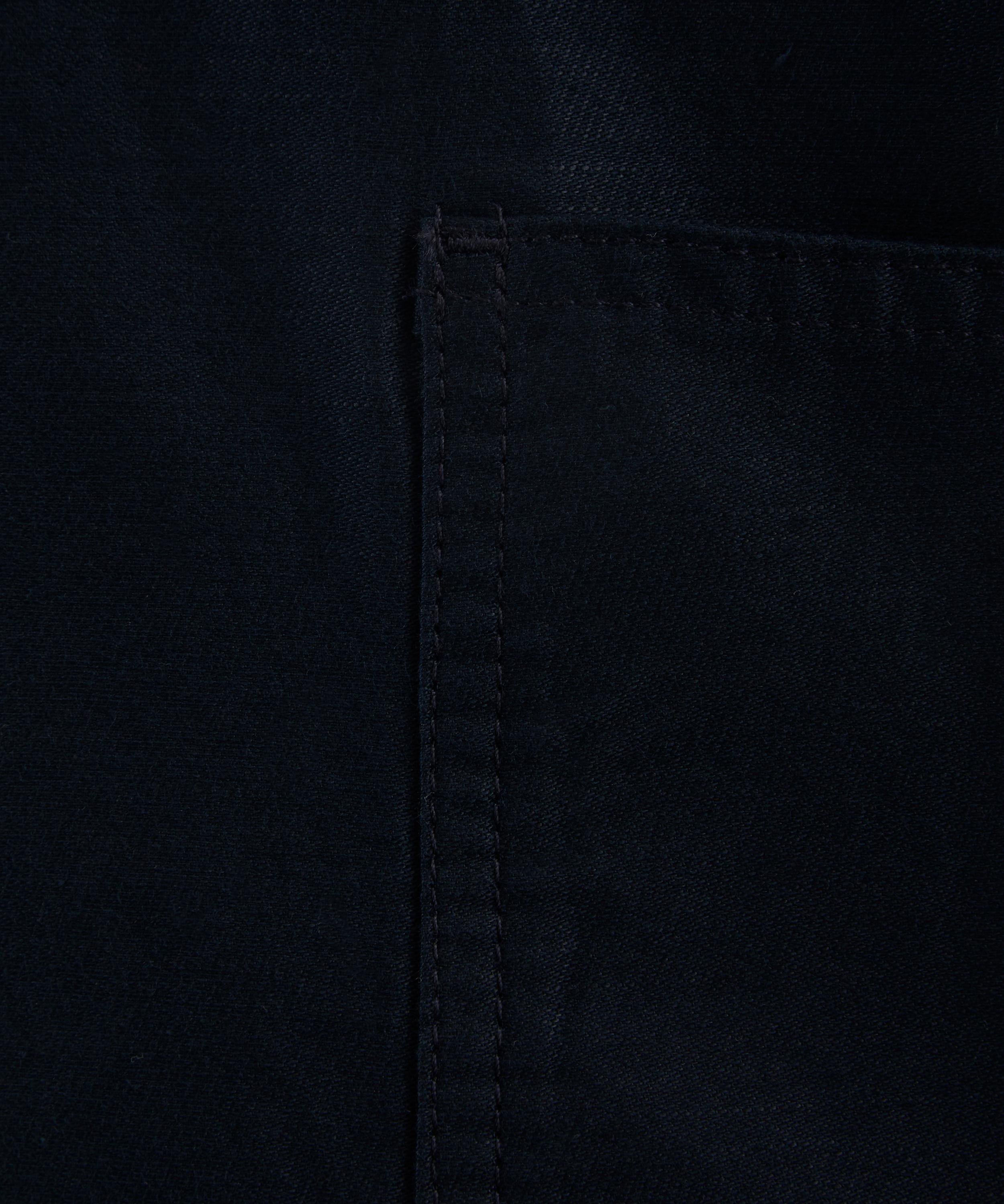 YMC - Navy Scutters Cotton-Linen Moleskin Blazer image number 4