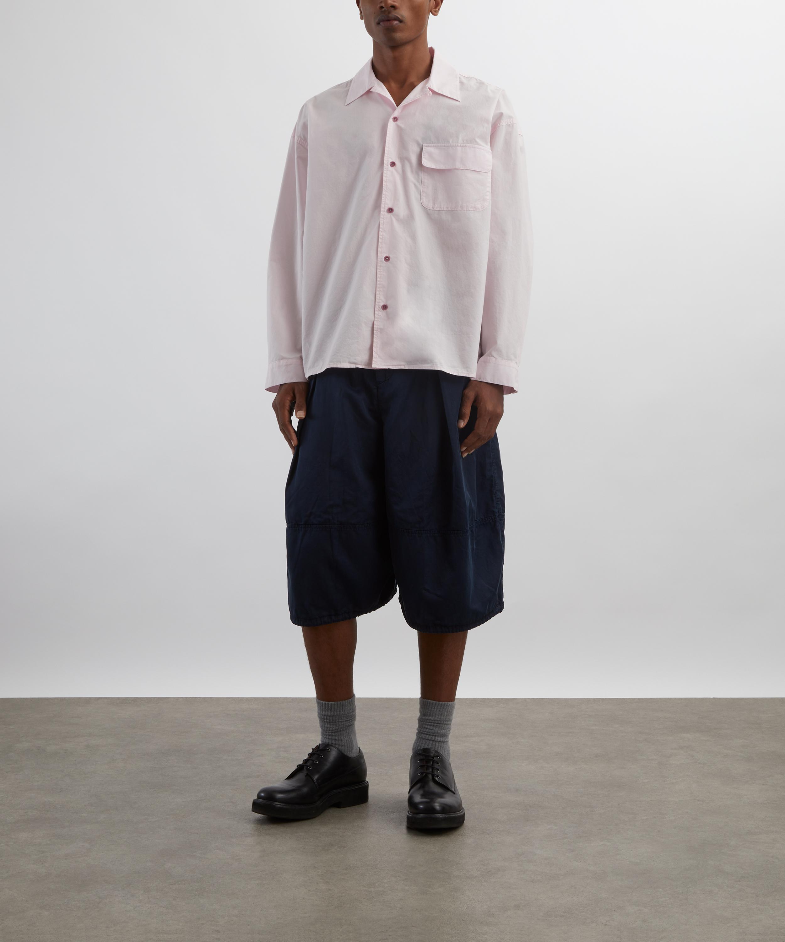 YMC - Light Pink Wray Boxy Long-Sleeve Shirt image number 1